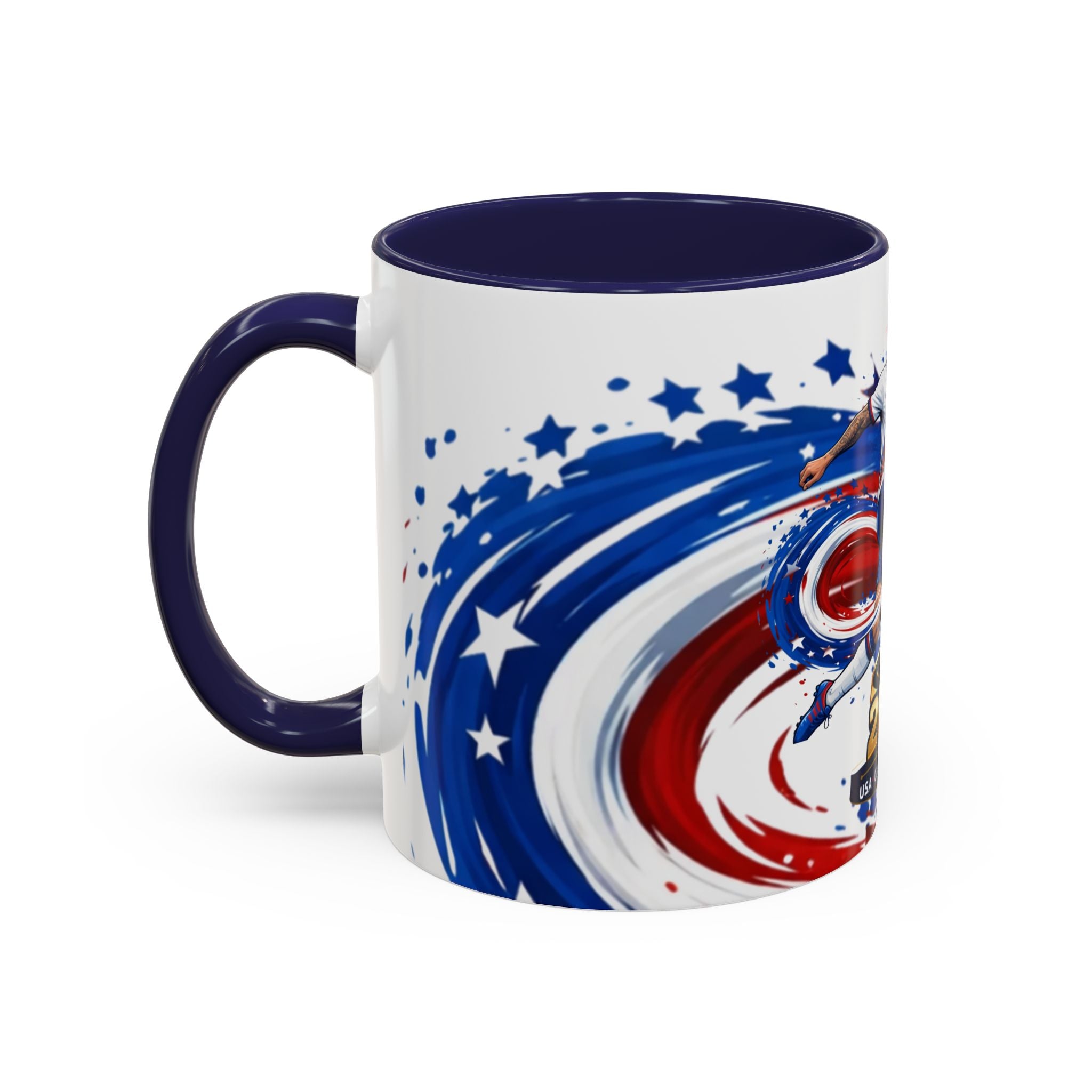 2026 CONCACAF Soccer Champion Accent Mug — USA Canada Mexico  Cup Qualifier Design