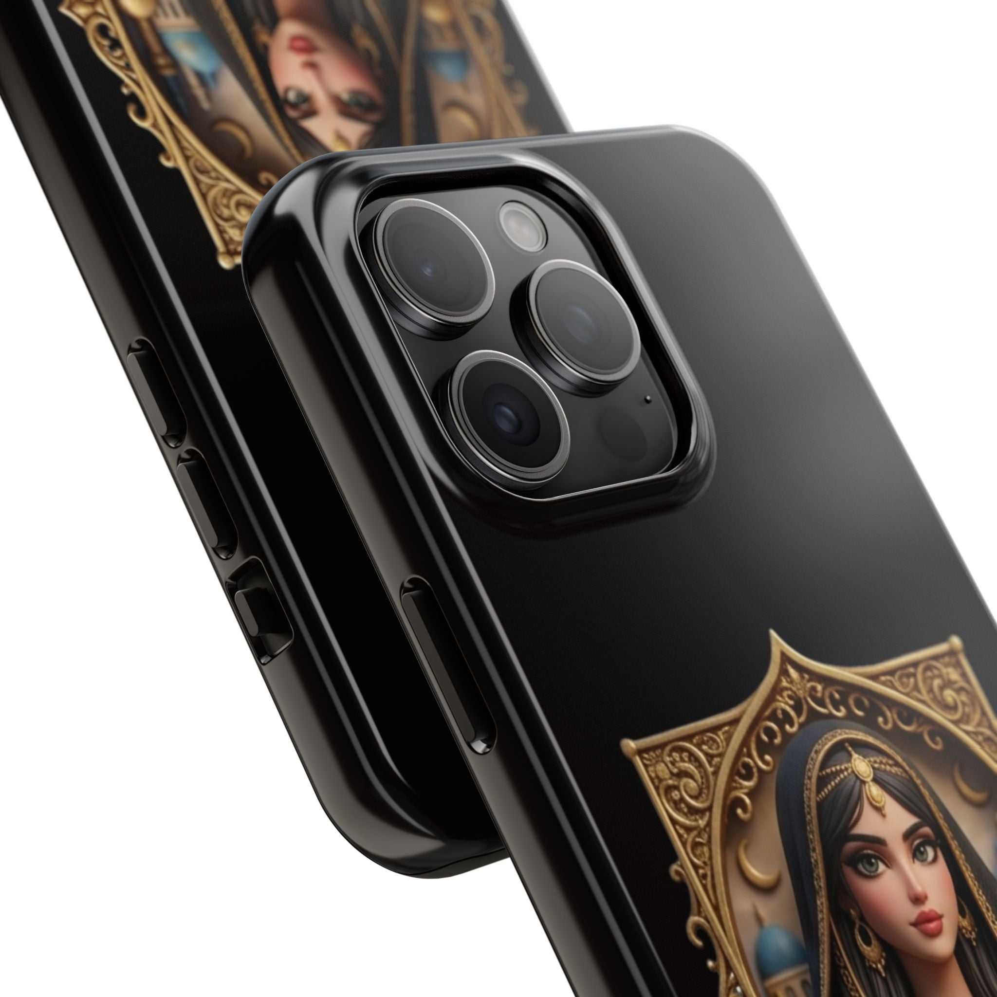 Made in Baghdad Phone Case — Elegant Middle Eastern Portrait Tough Protective Case