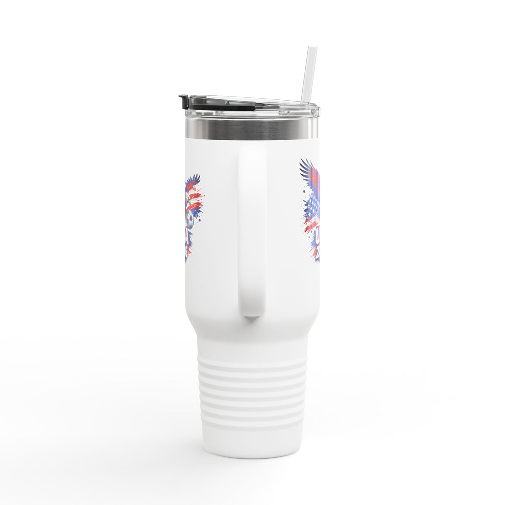 40oz Insulated Travel Mug — Patriotic USA 2026 Eagle Design