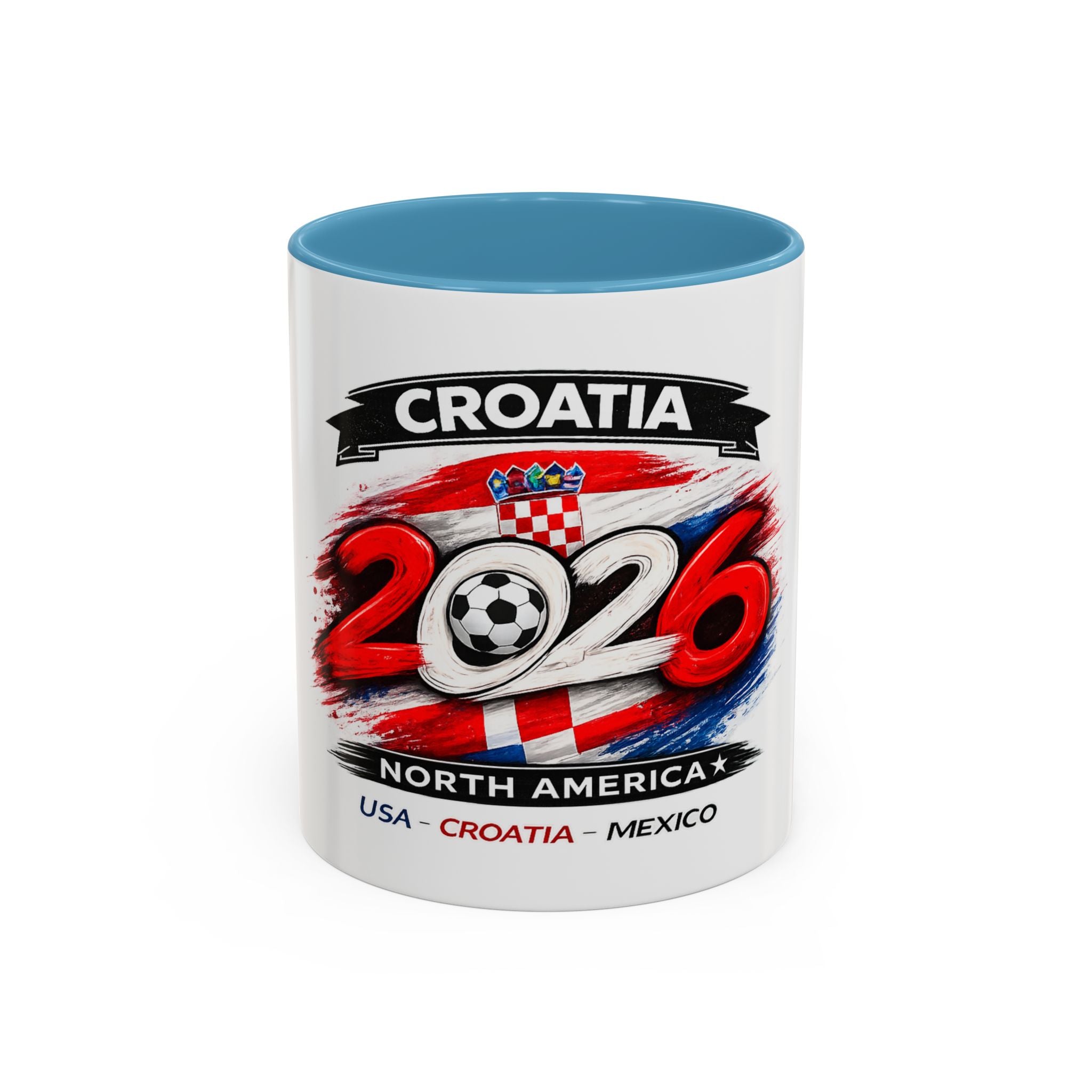 Croatia 2026 Soccer Mug — North America Cup Supporter Coffee Cup