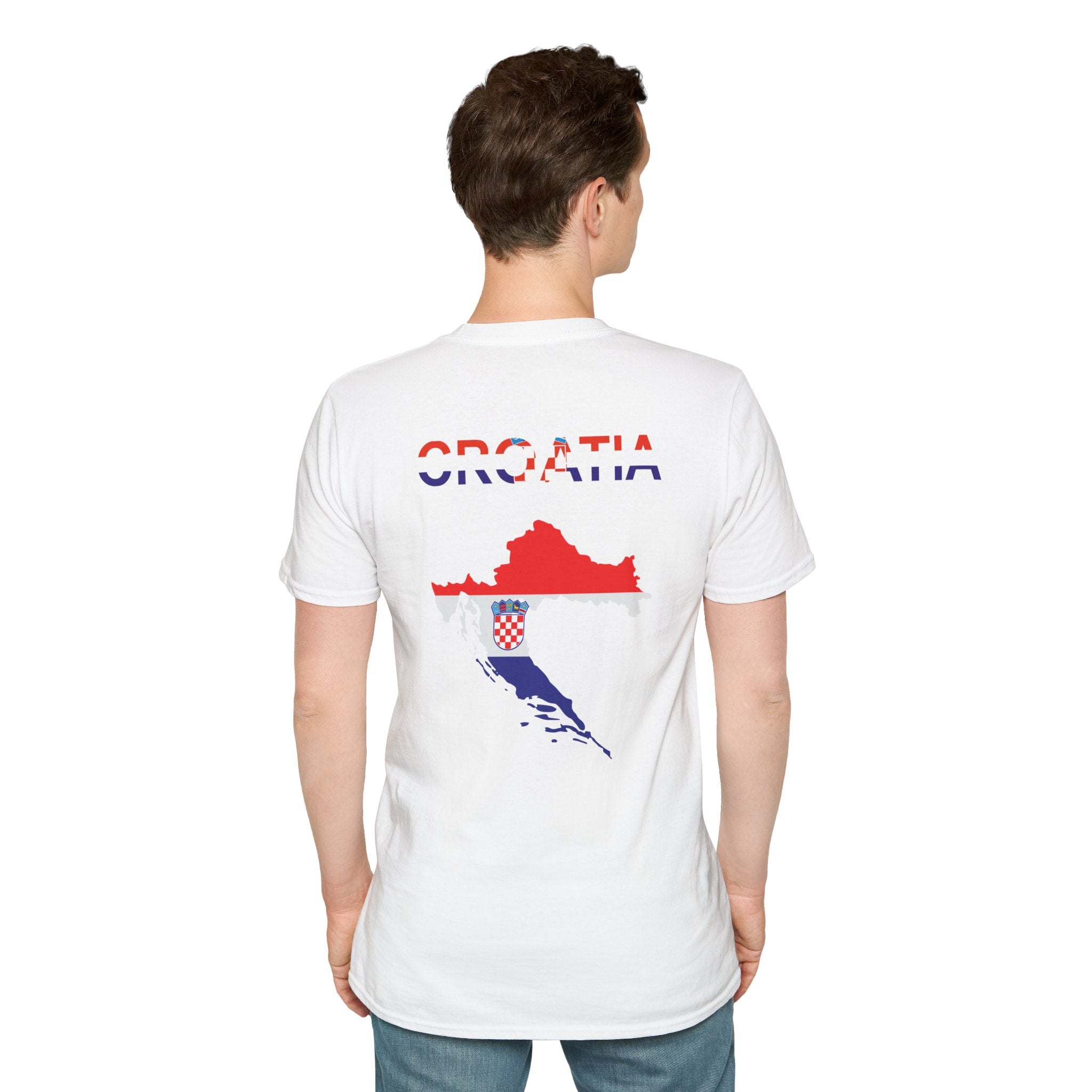 Croatia Soccer T-Shirt 2026 — Croatian Crest, Map & Lion Football Fan Tee