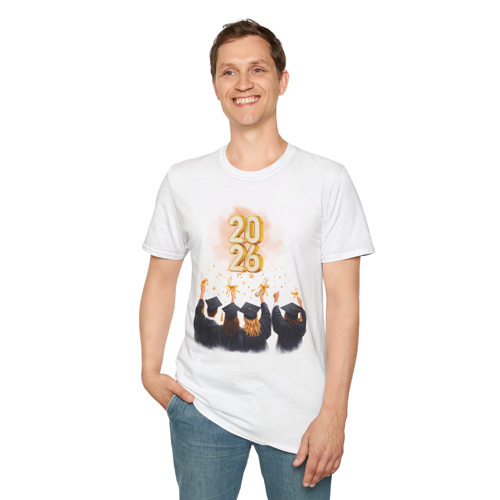 2026 Graduation T-Shirt – Class of 2026 Cap Toss Celebration Tee