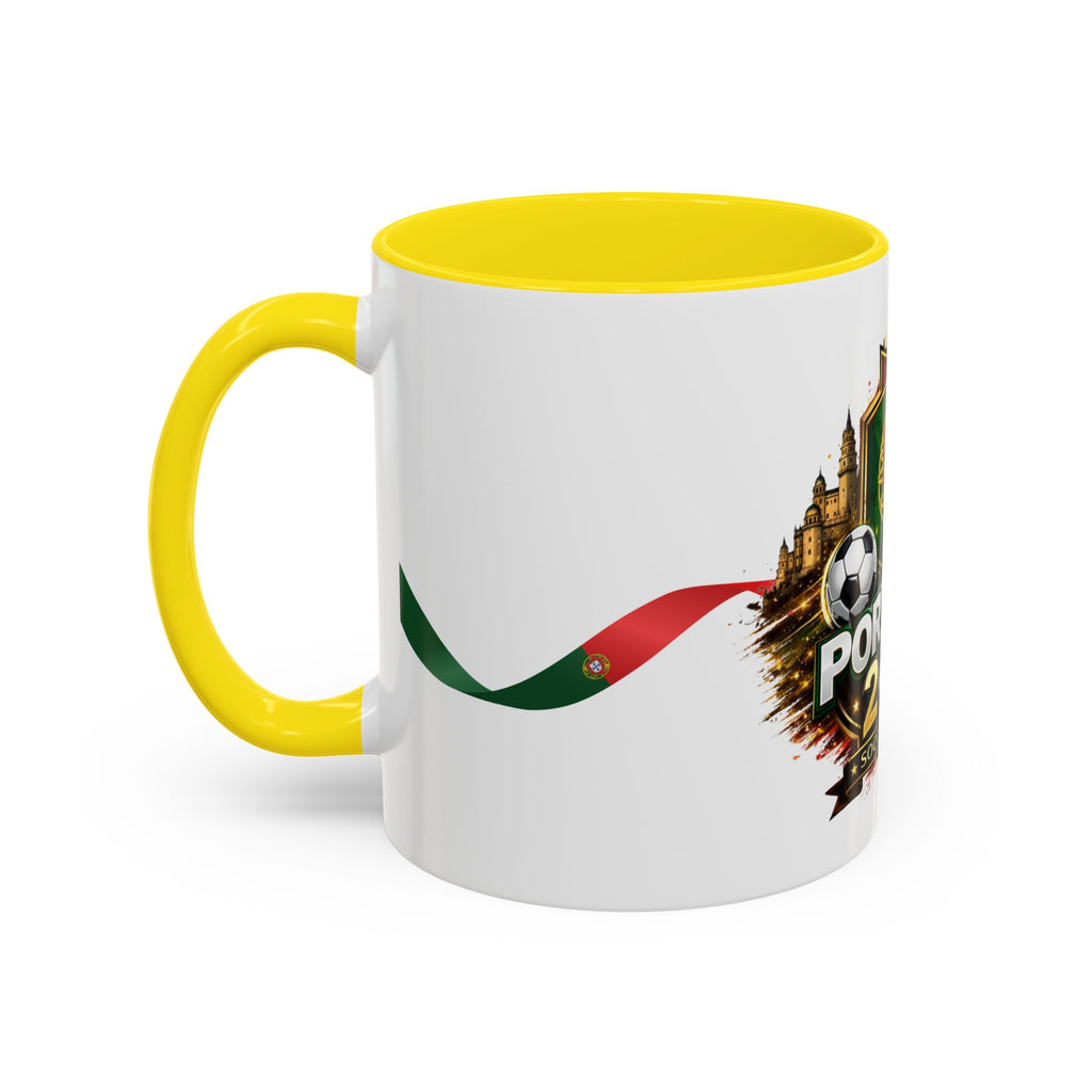 Portugal 2026 Soccer Mug – Portugal Flag & Crest Accent Coffee Cup