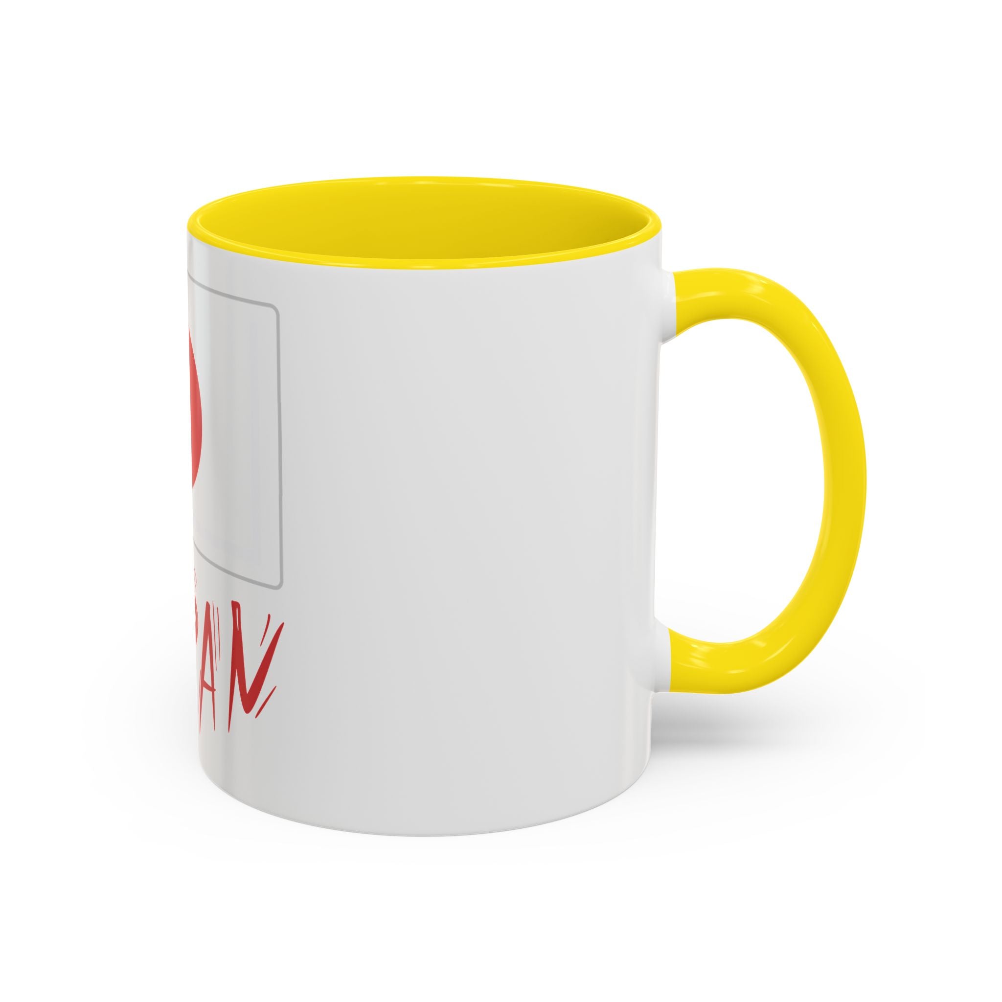Japan Flag Accent Coffee Mug – Red Rising Sun Design (11/15oz)