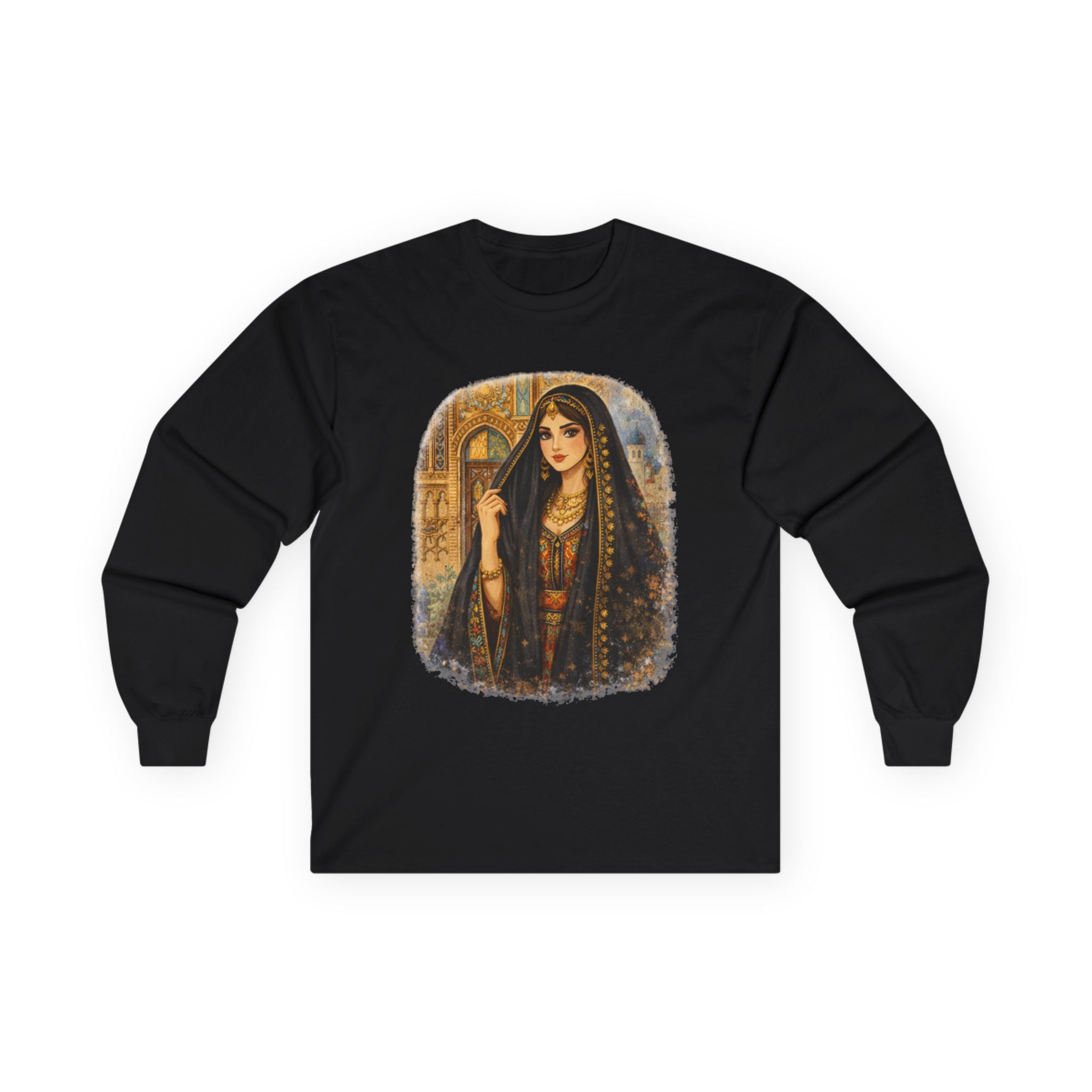 Vintage Arabian Nights Portrait Long Sleeve Tee