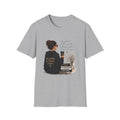 Cozy Reading Girl T-Shirt — "Growing, Glowing, Going" Literary Graphic Tee