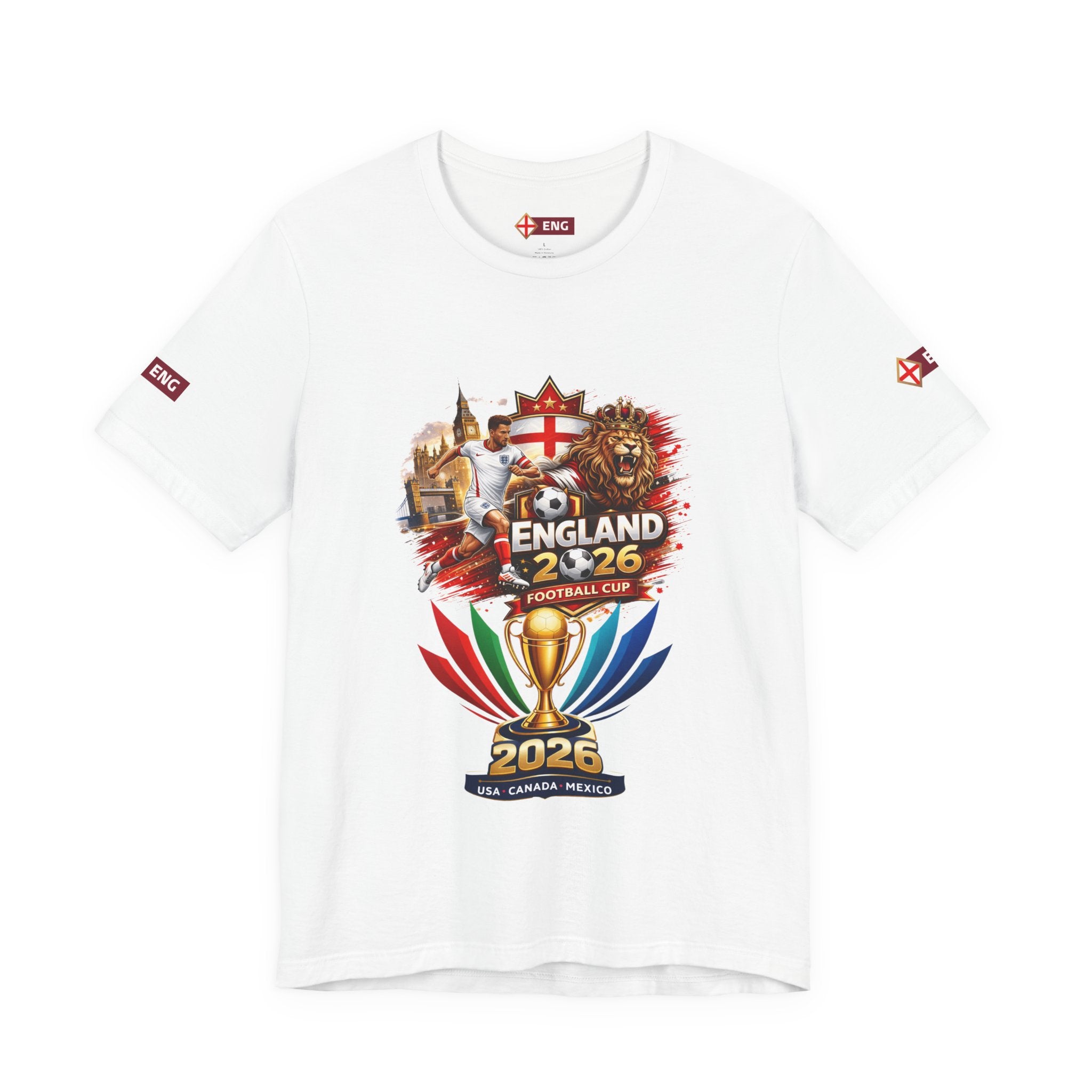 England 2026 Football Cup T-Shirt – Cup Pride Tee