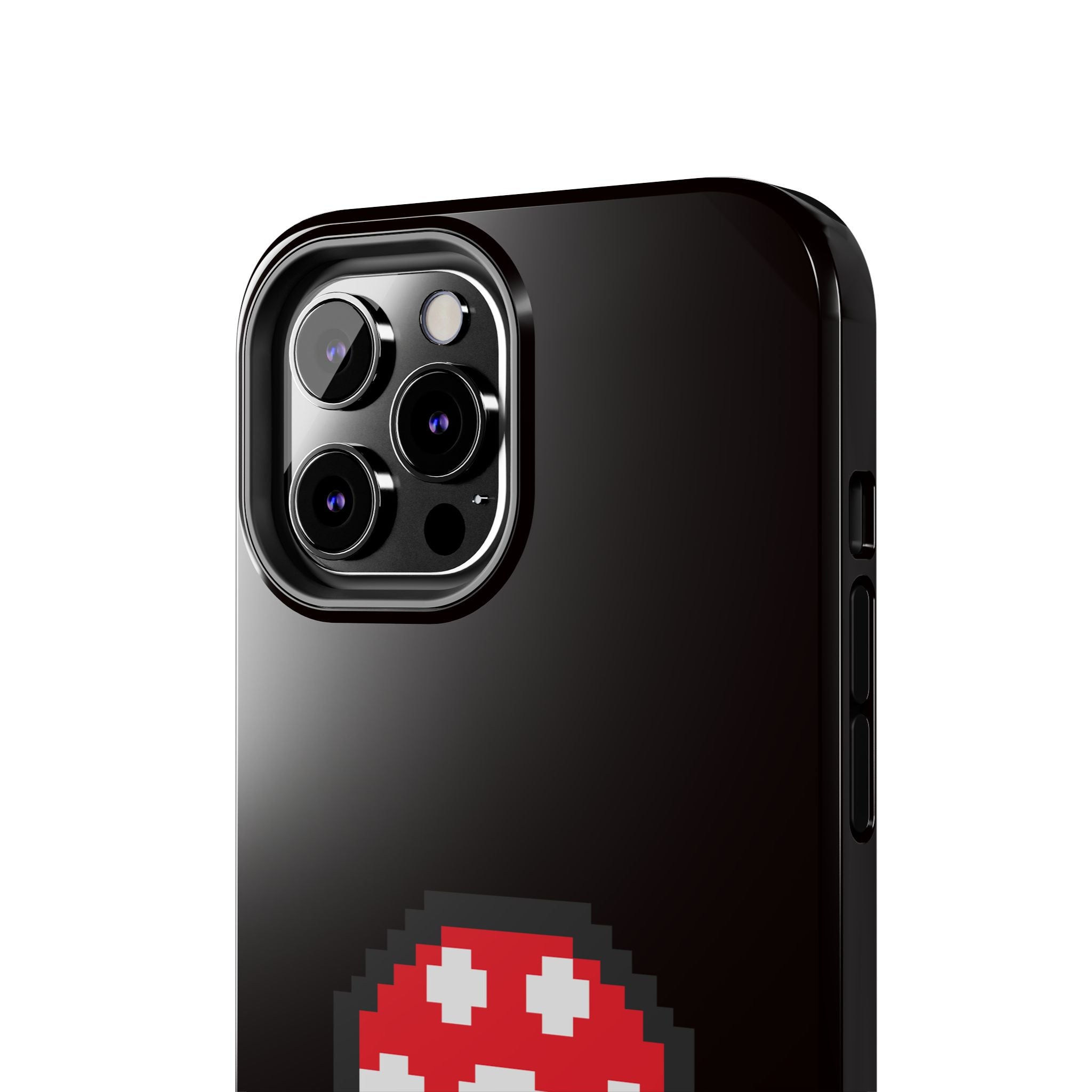 I Play Video Games Pixel Mushroom Phone Case — Tough Protective Gamer Case