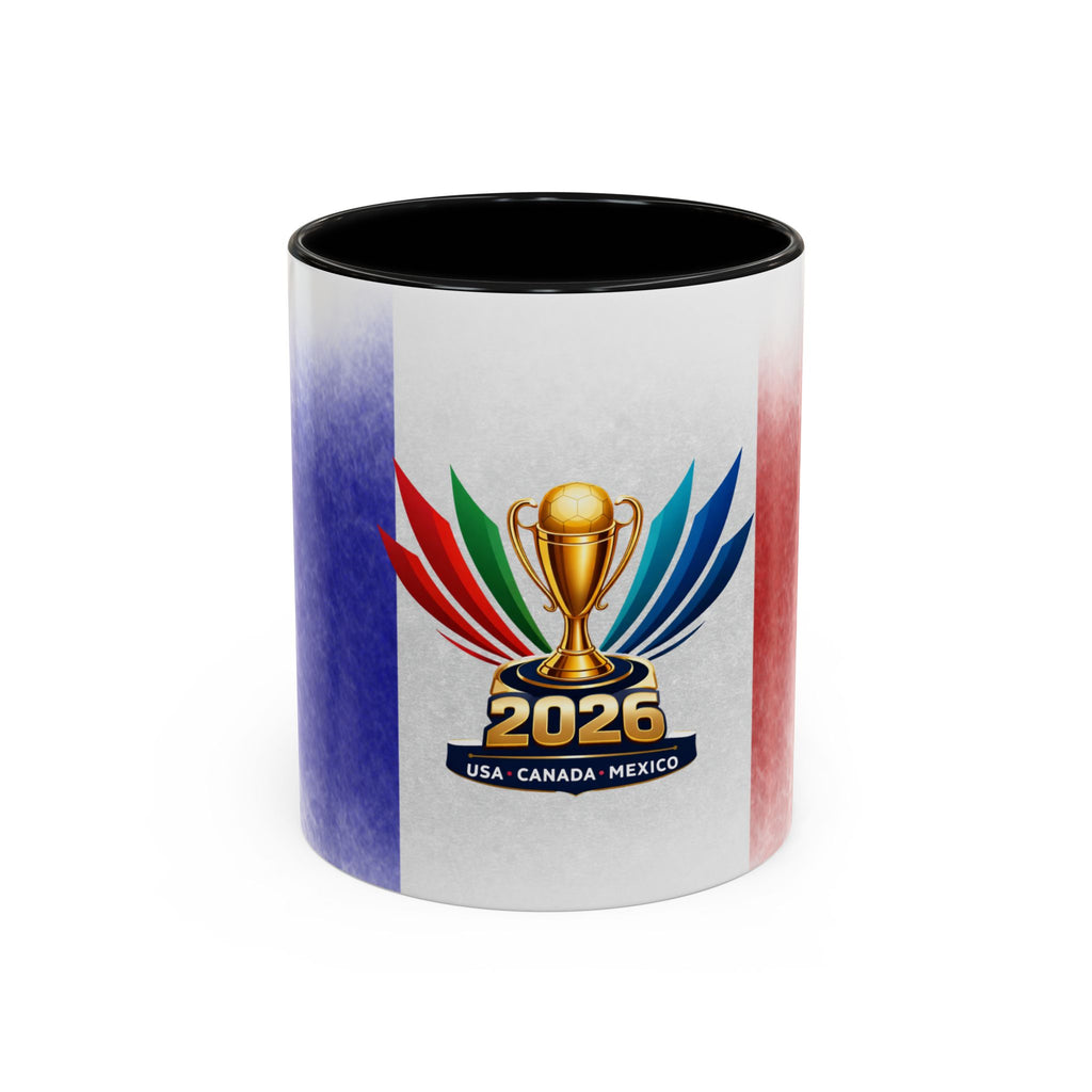 Soccer 2026 Commemorative Mug — France Accent Coffee Cup (11/15oz)