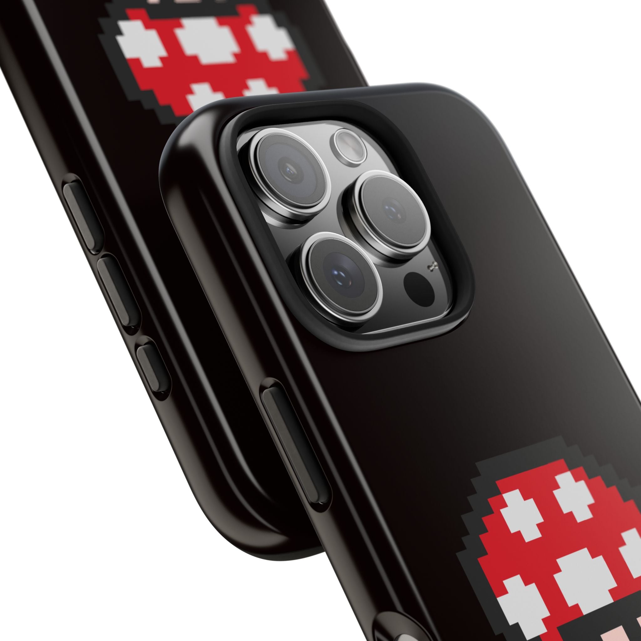 I Play Video Games Pixel Mushroom Phone Case — Tough Protective Gamer Case