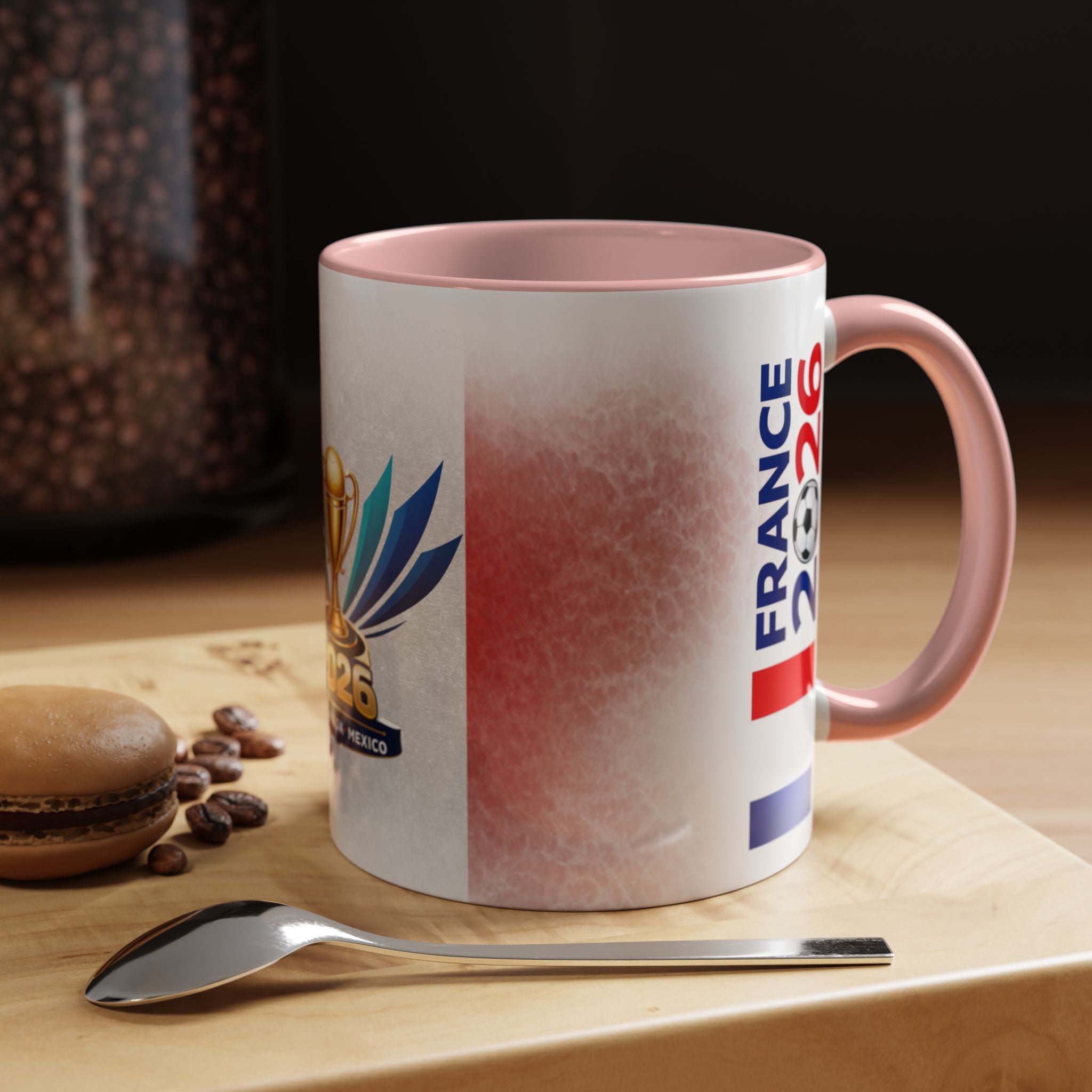 Soccer 2026 Commemorative Mug — France Accent Coffee Cup (11/15oz)