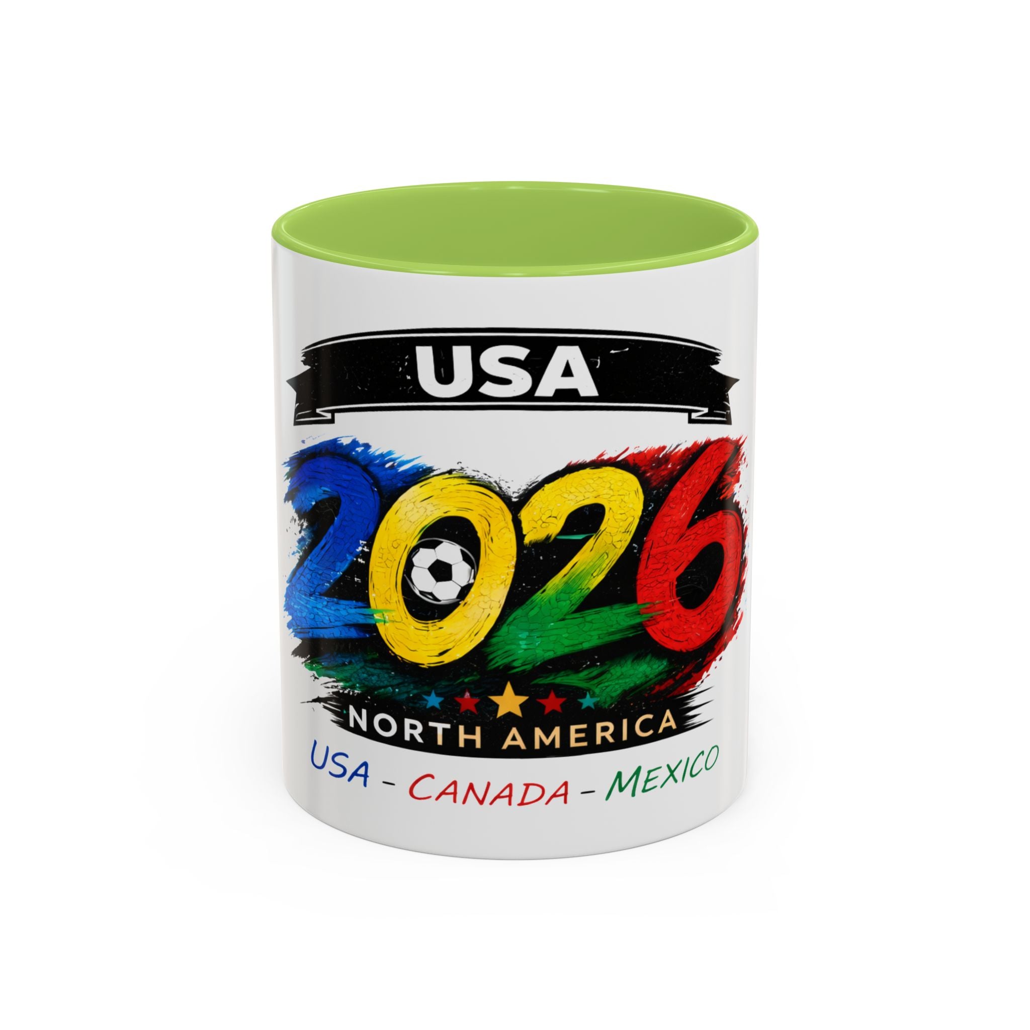 2026 North America Soccer Mug — USA Canada Mexico  Coffee Cup