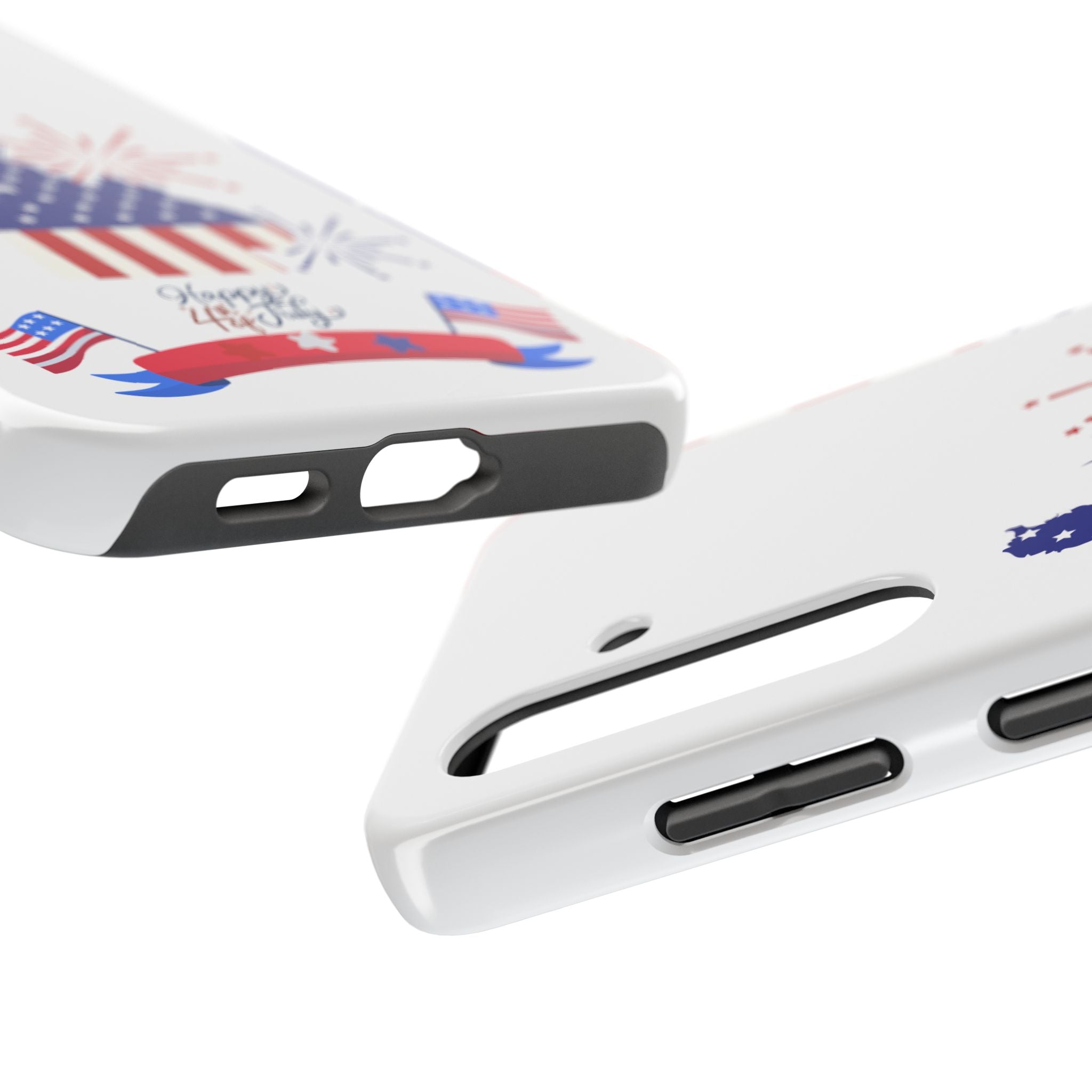 4th of July Tough Phone Case — Statue of Liberty USA Flag Design