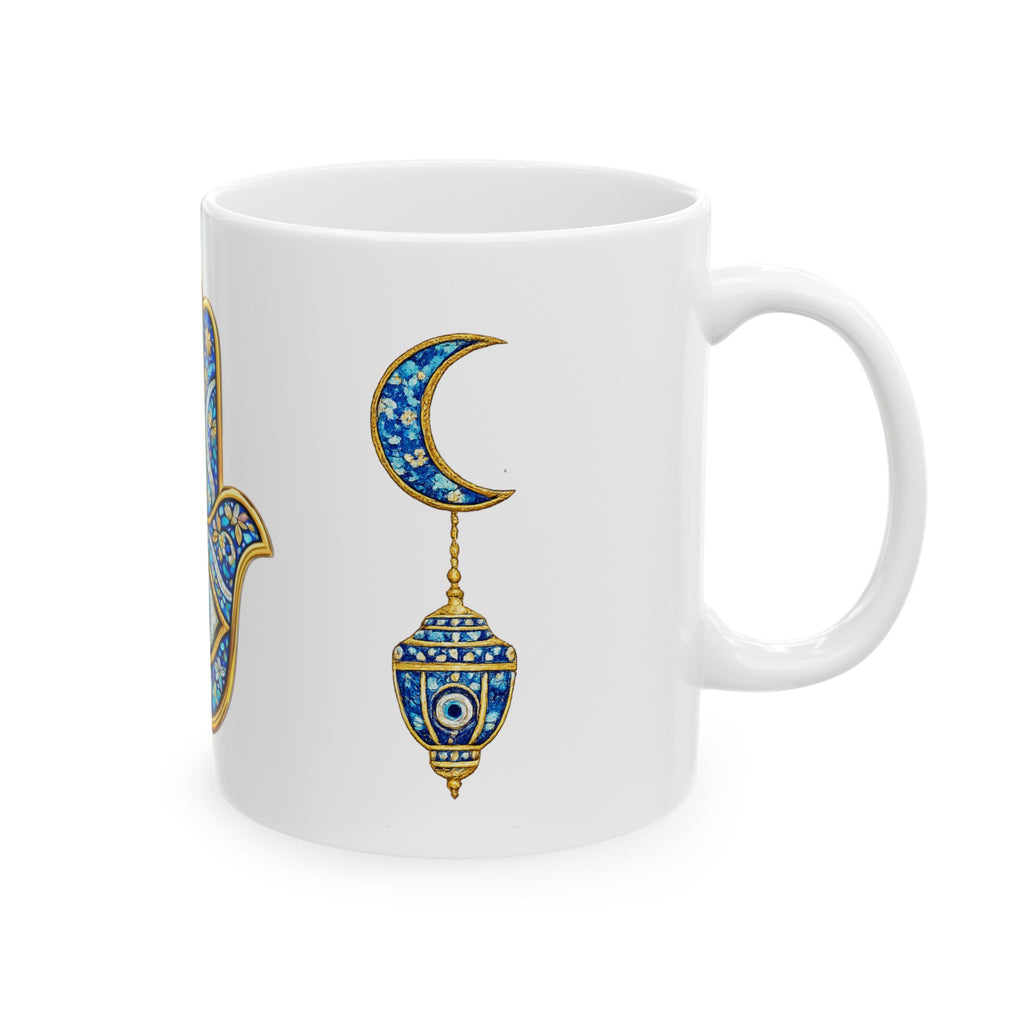 Hamsa Hand Ceramic Mug