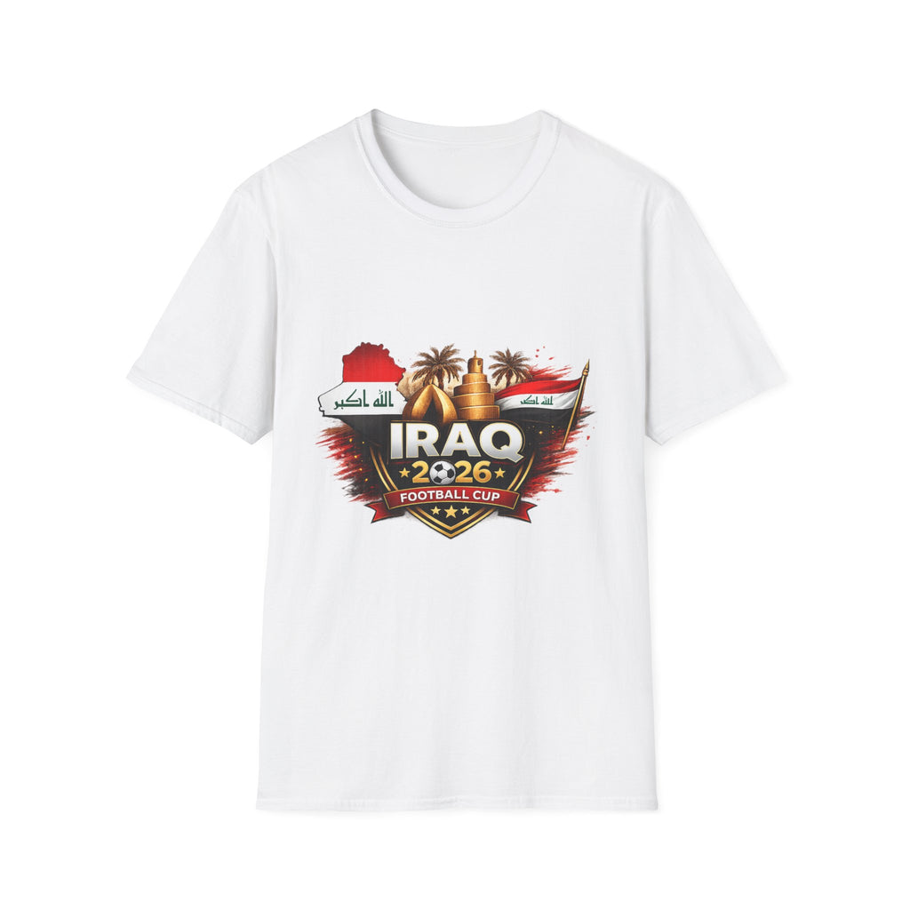 Iraq 2026 Football Cup T-Shirt — Iraqi Flag Soccer Fan Tee
