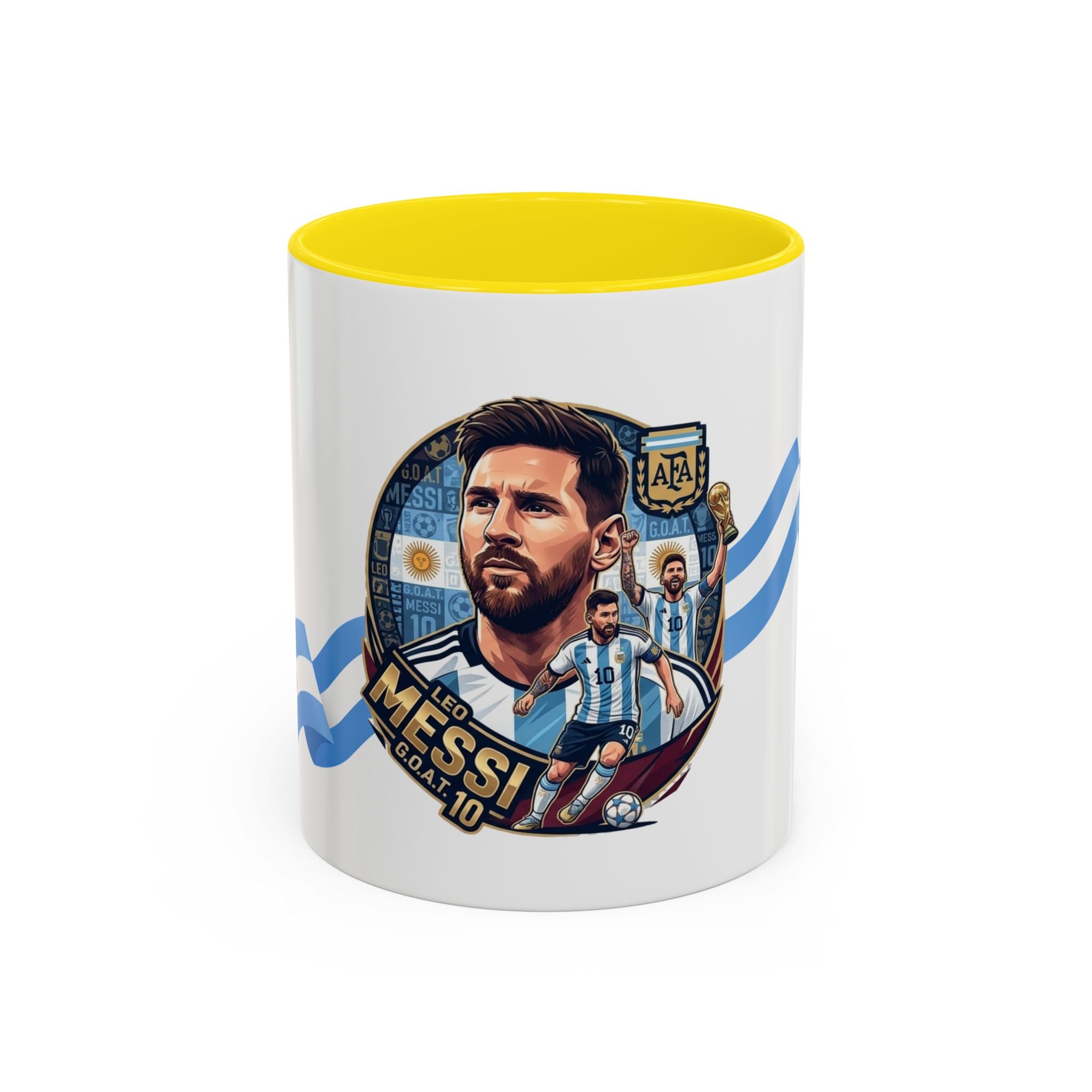 Argentina Soccer Player Coffee Mug – National Flag Accent