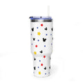 40oz Mickey Head Star Pattern Vacuum Tumbler — Insulated Travel Cup