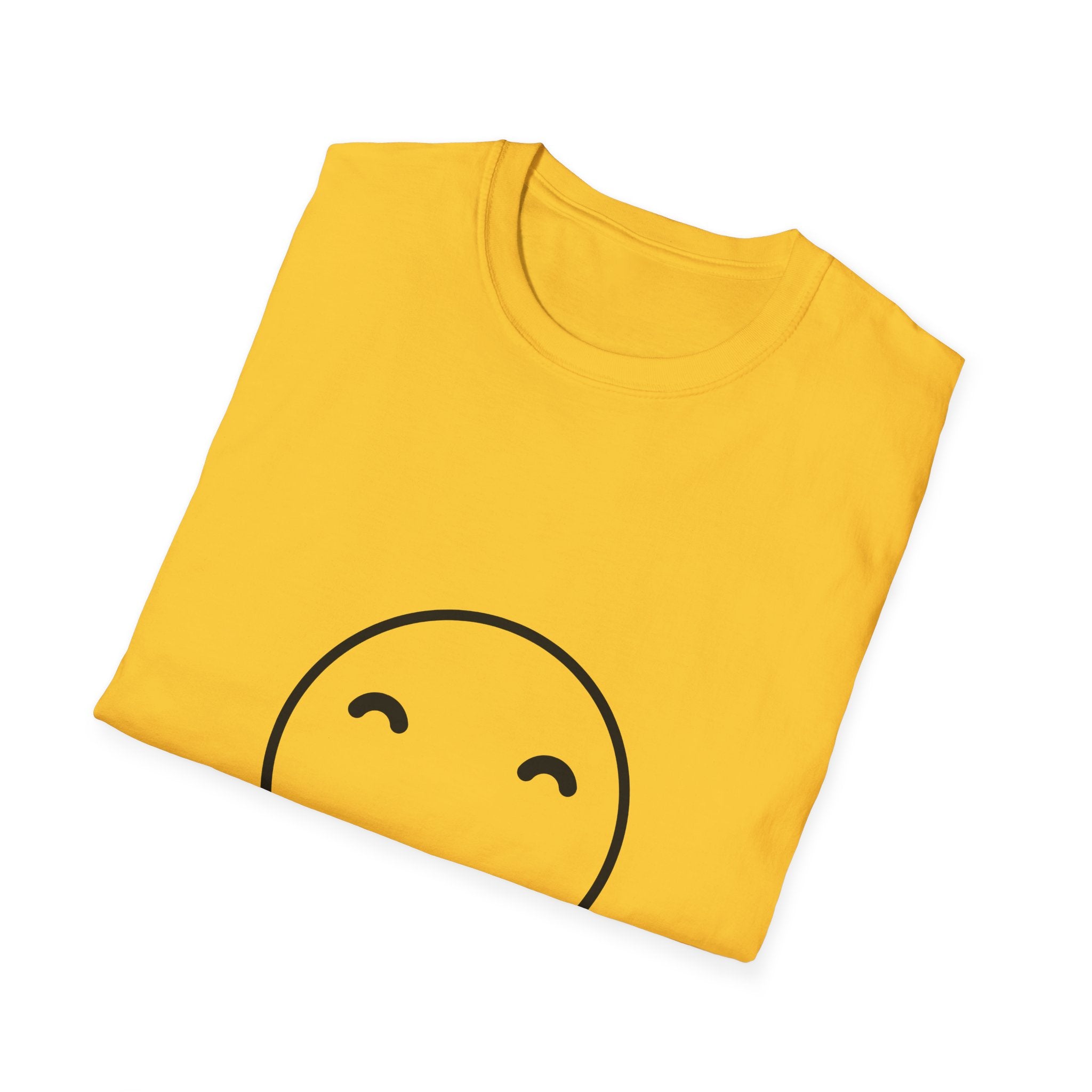 Smiley Face T-Shirt — "Enjoy Your Life" Minimal Graphic Tee