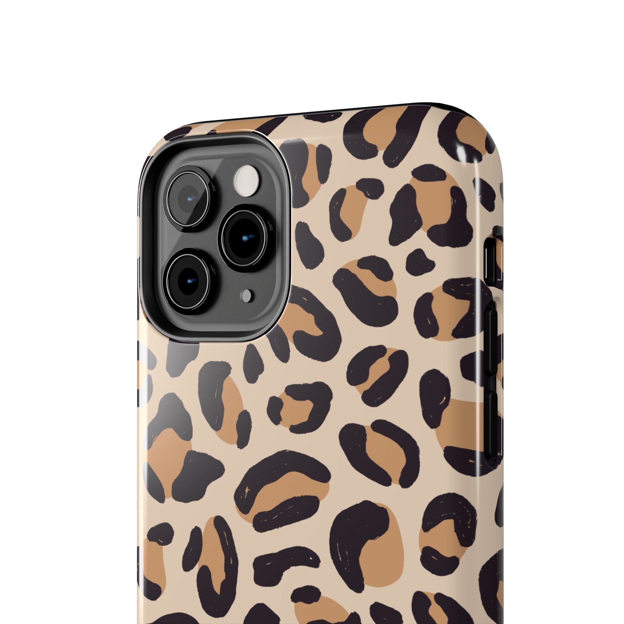 Leopard Print Tough Phone Case – Durable Glam Protective Cover