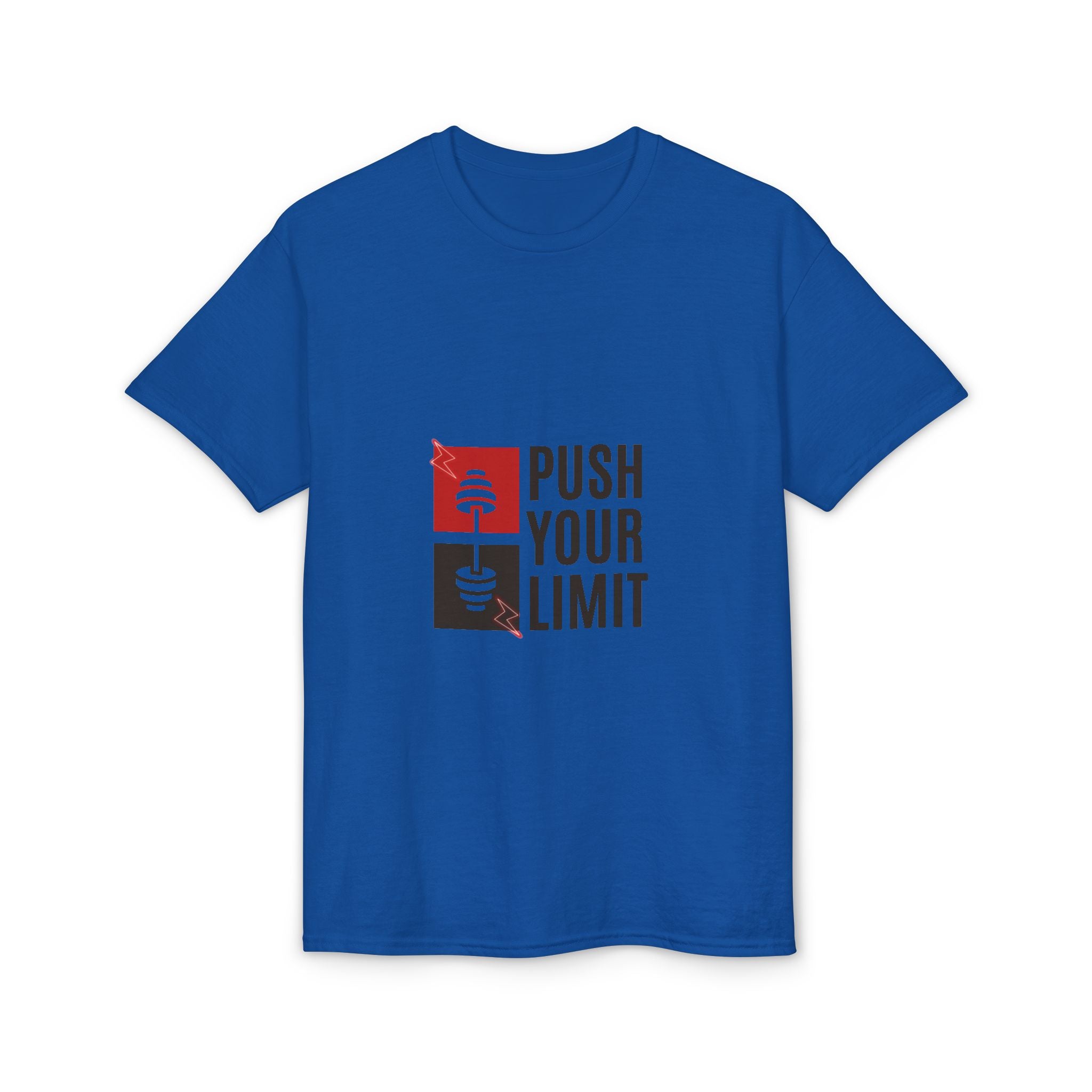 Push Your Limit T-Shirt — Motivational Gym Fitness Tee