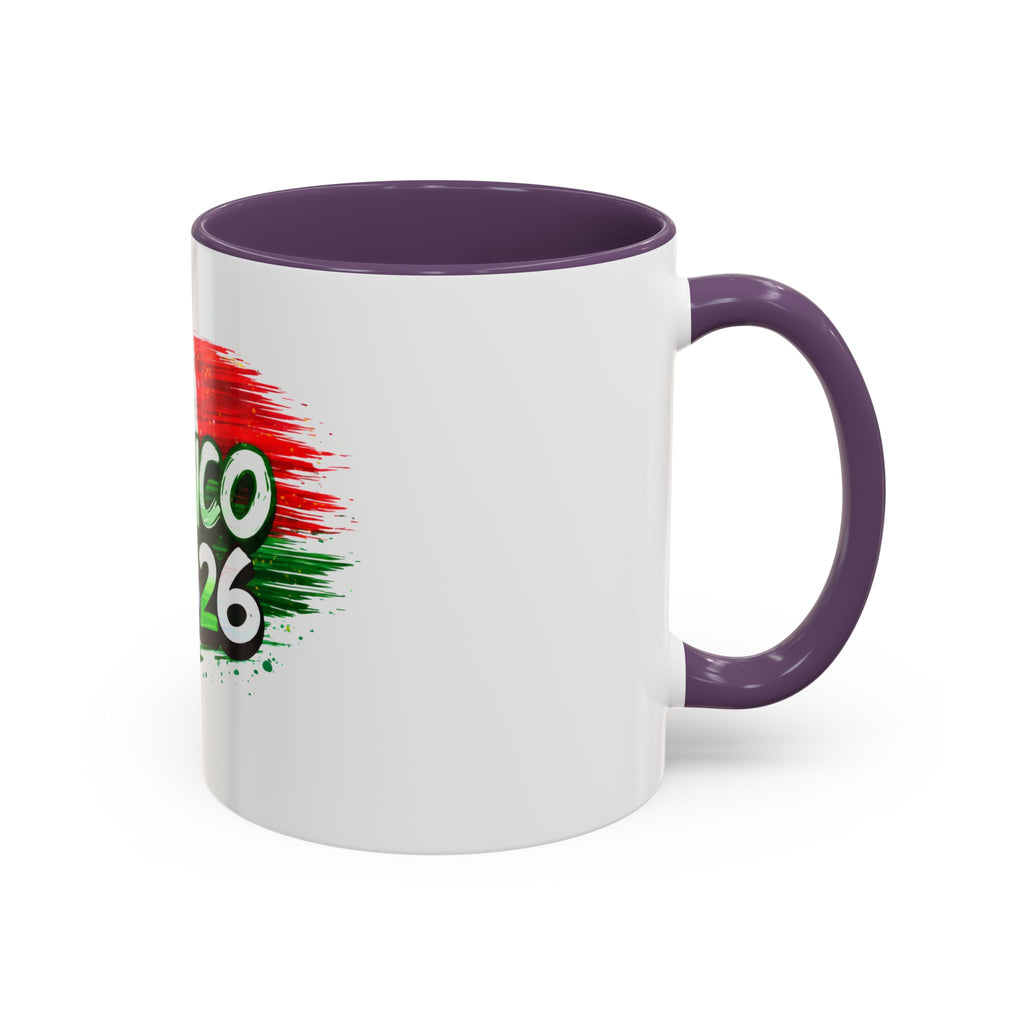 Mexico 2026 Soccer Mug — Mexican Flag Football Cup Coffee Cup (11/15oz)