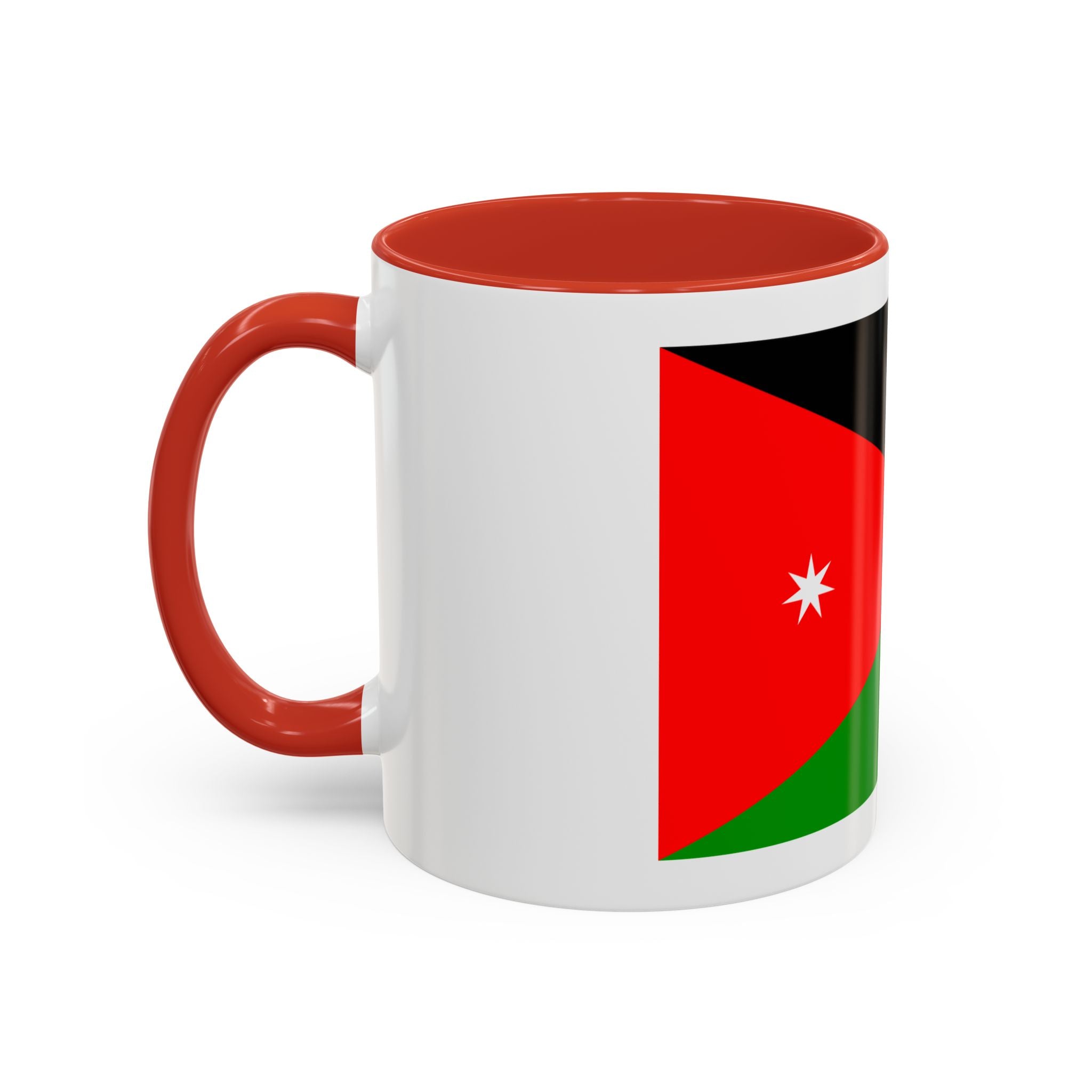 Jordan Flag Accent Coffee Mug – Patriotic Jordanian Tea & Coffee Cup (11/15oz)