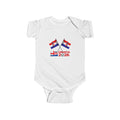 Croatia 2026 Infant Bodysuit — Baby Croatia Flag Onesie