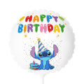Happy Birthday Cartoon Alien Balloon — 11" Round/Heart Foil Balloon