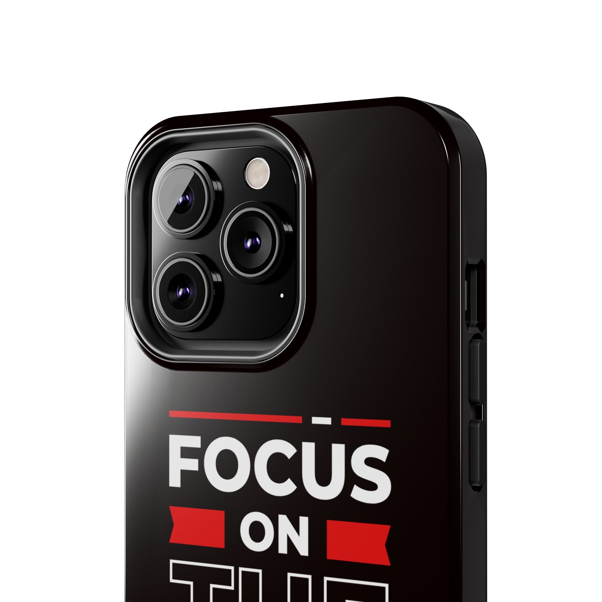 Focus on the Future Tough Phone Case — Motivational Protective Phone Cover