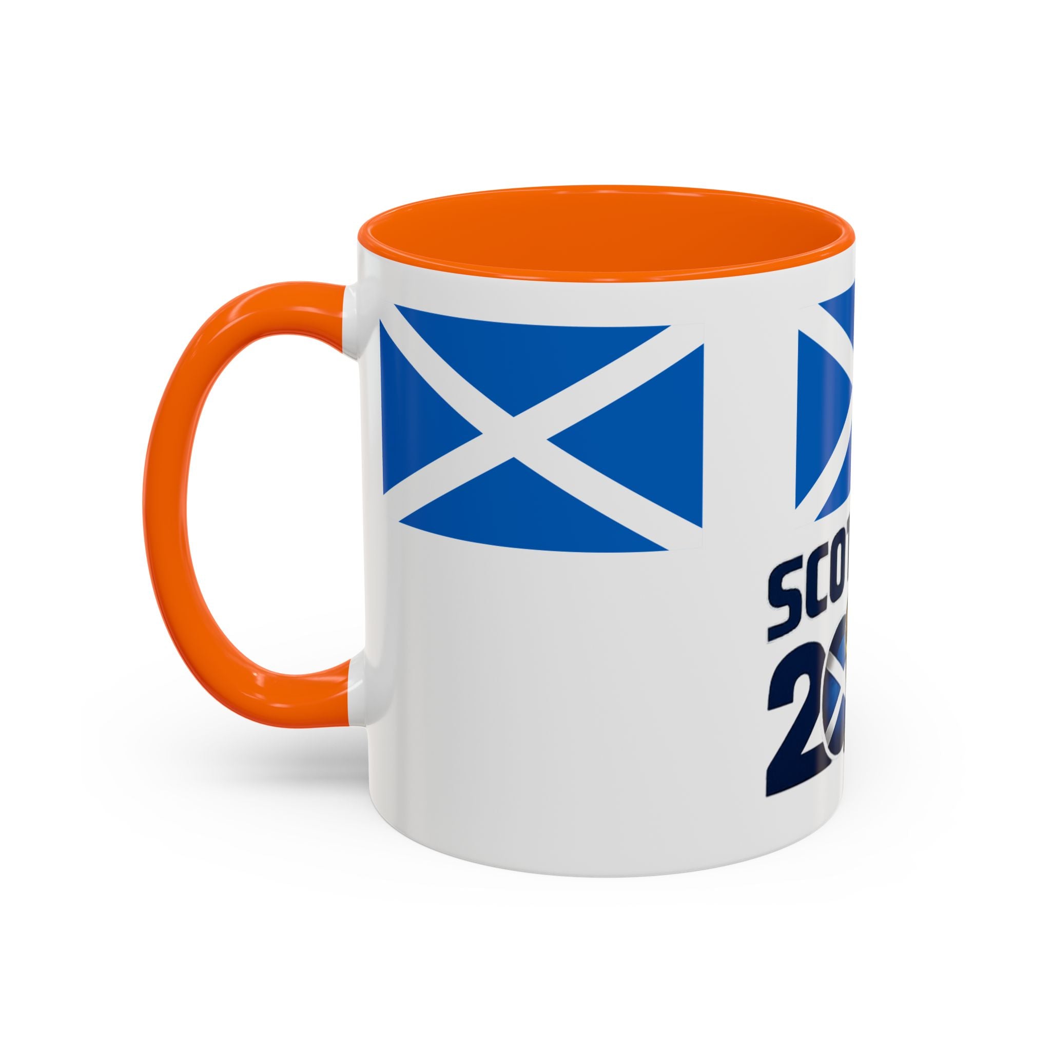 Scotland 2026 Cup Coffee Mug – Scottish Flag & Trophy Accent Mug (11/15oz)