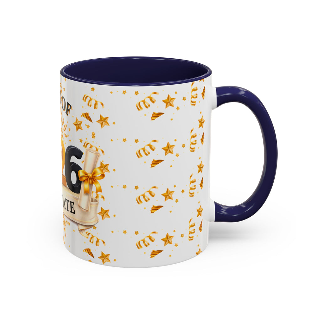 Class of 2026 Graduate Accent Coffee Mug – Black Interior, Graduation Gift