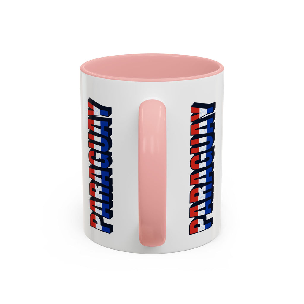Paraguay Flag Accent Coffee Mug – Patriotic 11/15oz Ceramic Mug