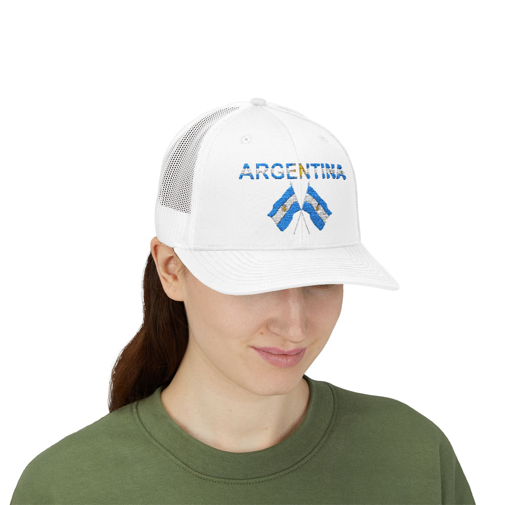 Argentina Flag Trucker Hat – Vintage-style Snapback Cap