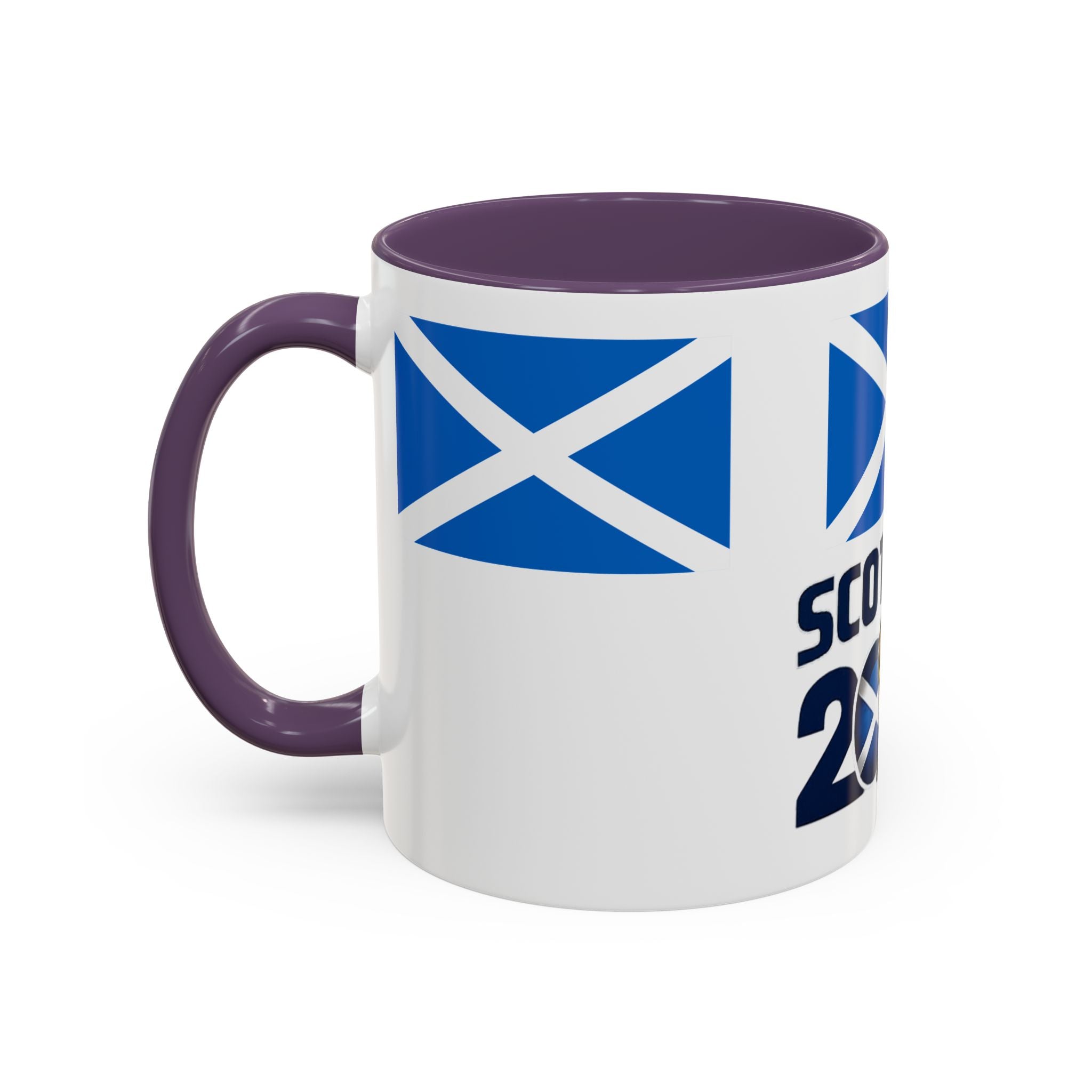 Scotland 2026 Cup Coffee Mug – Scottish Flag & Trophy Accent Mug (11/15oz)