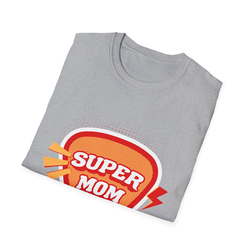 Super Mom T-Shirt — Retro Comic Boom Wow Mother's Day Tee