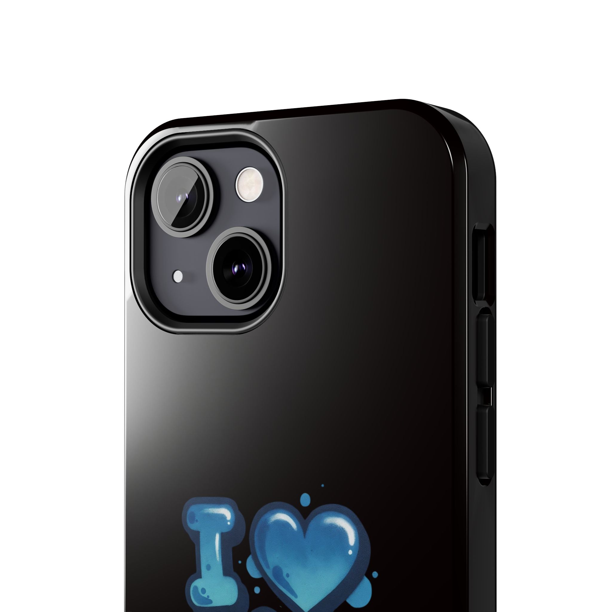 I Love My GF Phone Case — Protective Glossy "I  My GF" Design