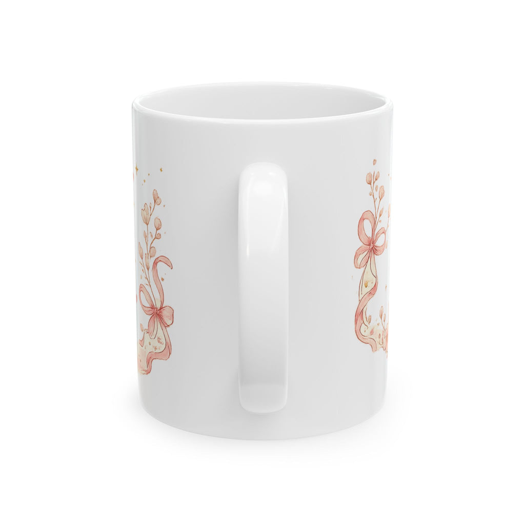 Arabic 'Wajh al-Qamar' Floral Moon Ceramic Mug