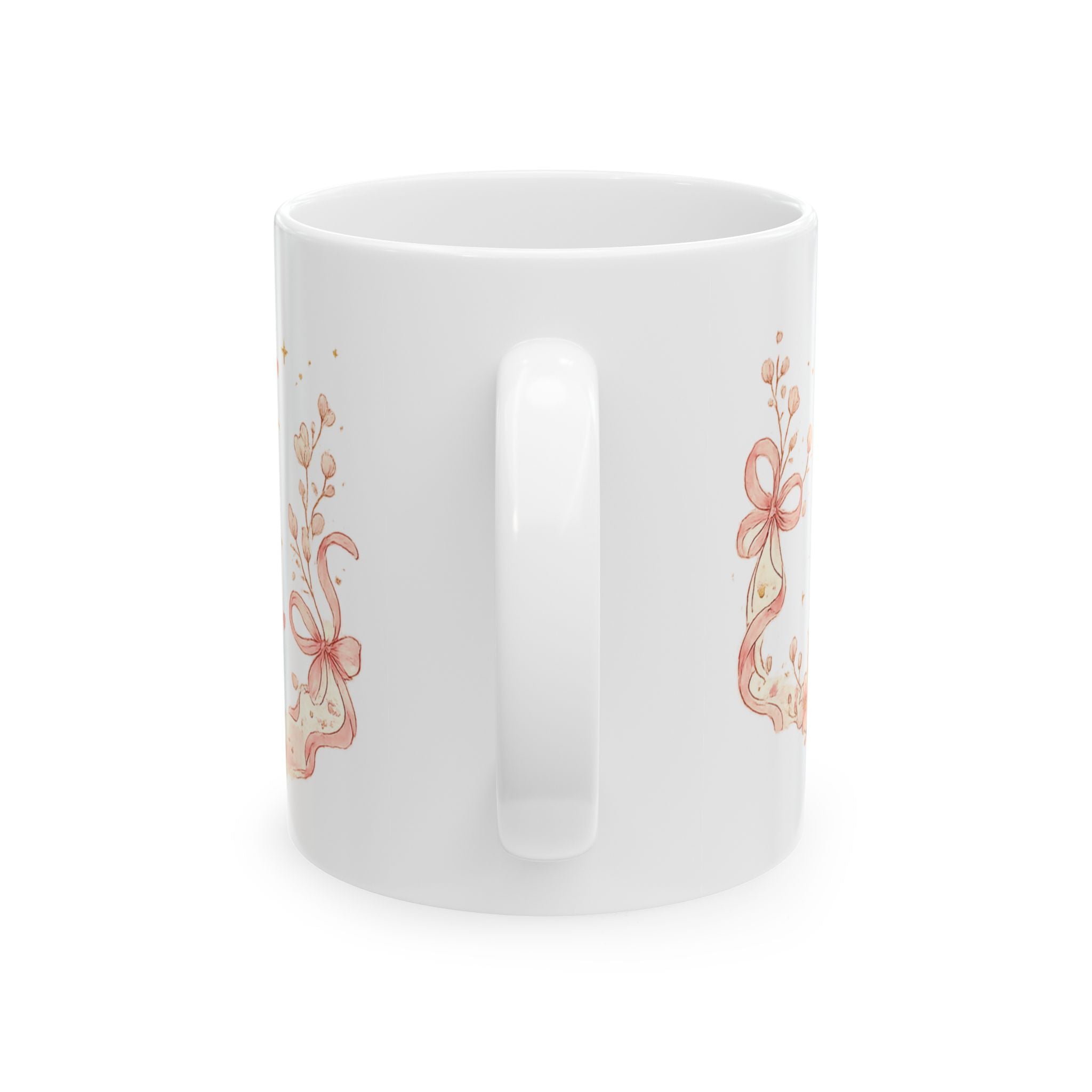 Arabic 'Wajh al-Qamar' Floral Moon Ceramic Mug