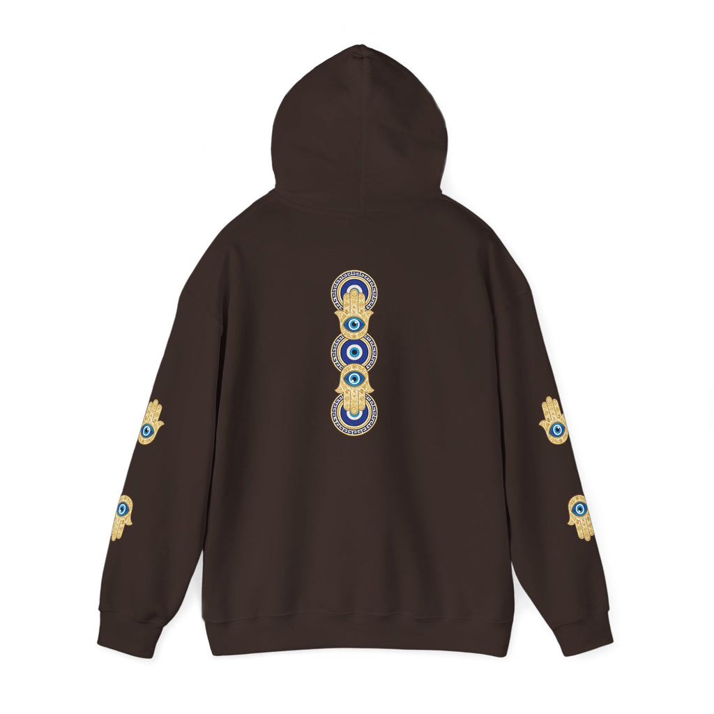 Hamsa Eye Hoodie - Protective Evil Eye Graphic Sweatshirt