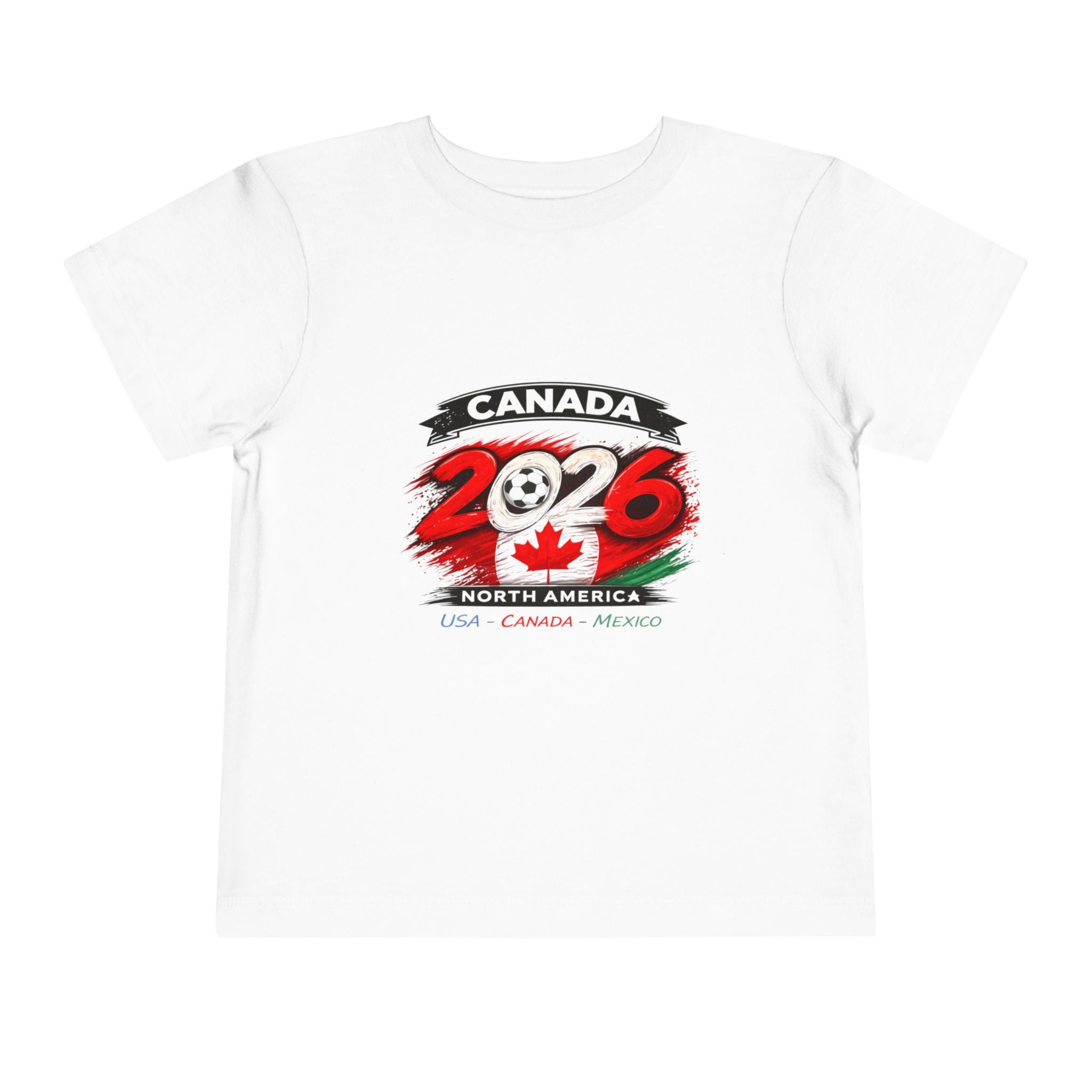 Canada 2026 Soccer Toddler Tee — North America USA·Canada·Mexico Cup Pride