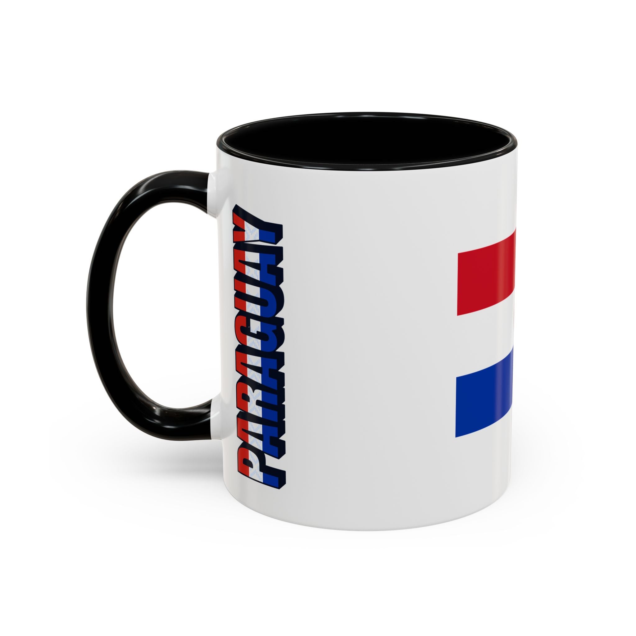 Paraguay Flag Accent Coffee Mug – Patriotic 11/15oz Ceramic Mug