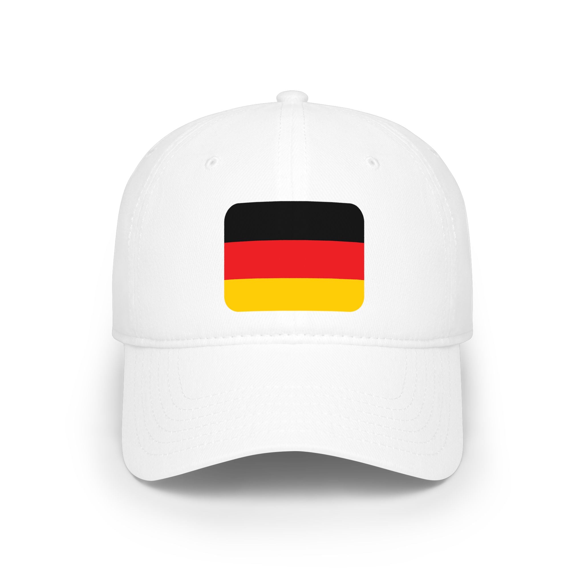 German Flag Baseball Cap — Low Profile Embroidered Deutschland Hat