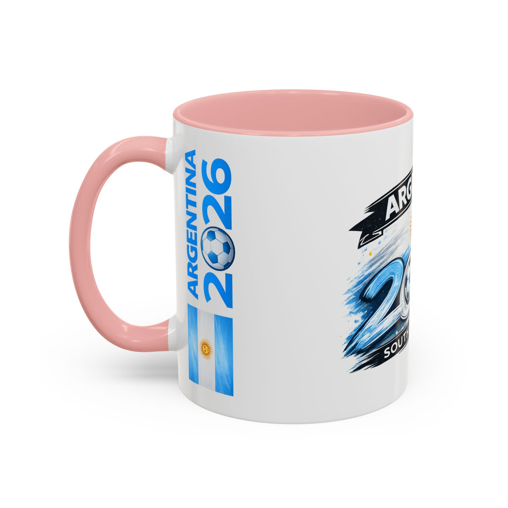 Argentina 2026 Soccer Cup Mug – Accent Coffee Cup (11/15oz)