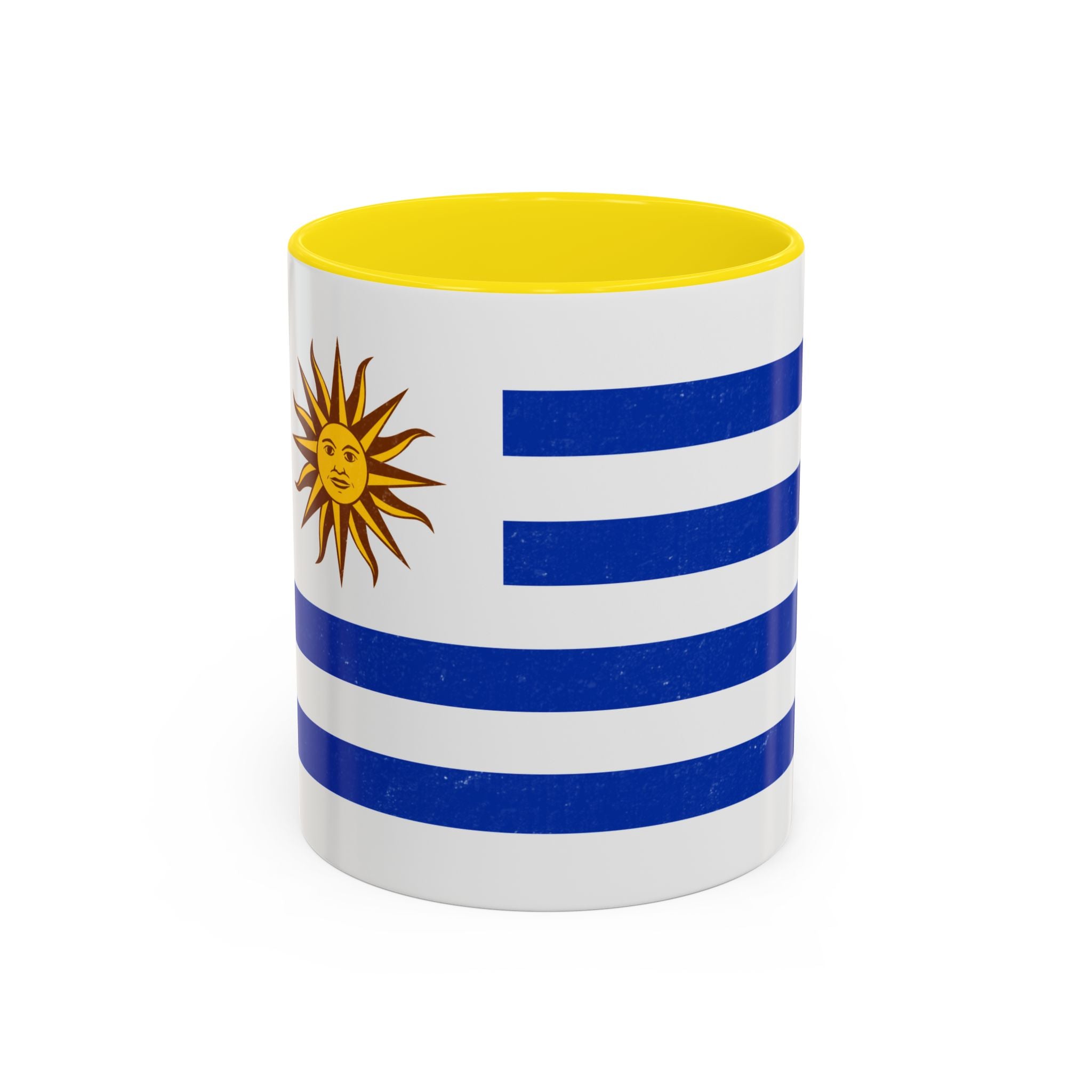 Uruguay Flag Accent Coffee Mug – Blue Stripes with Sun of May, 11oz & 15oz
