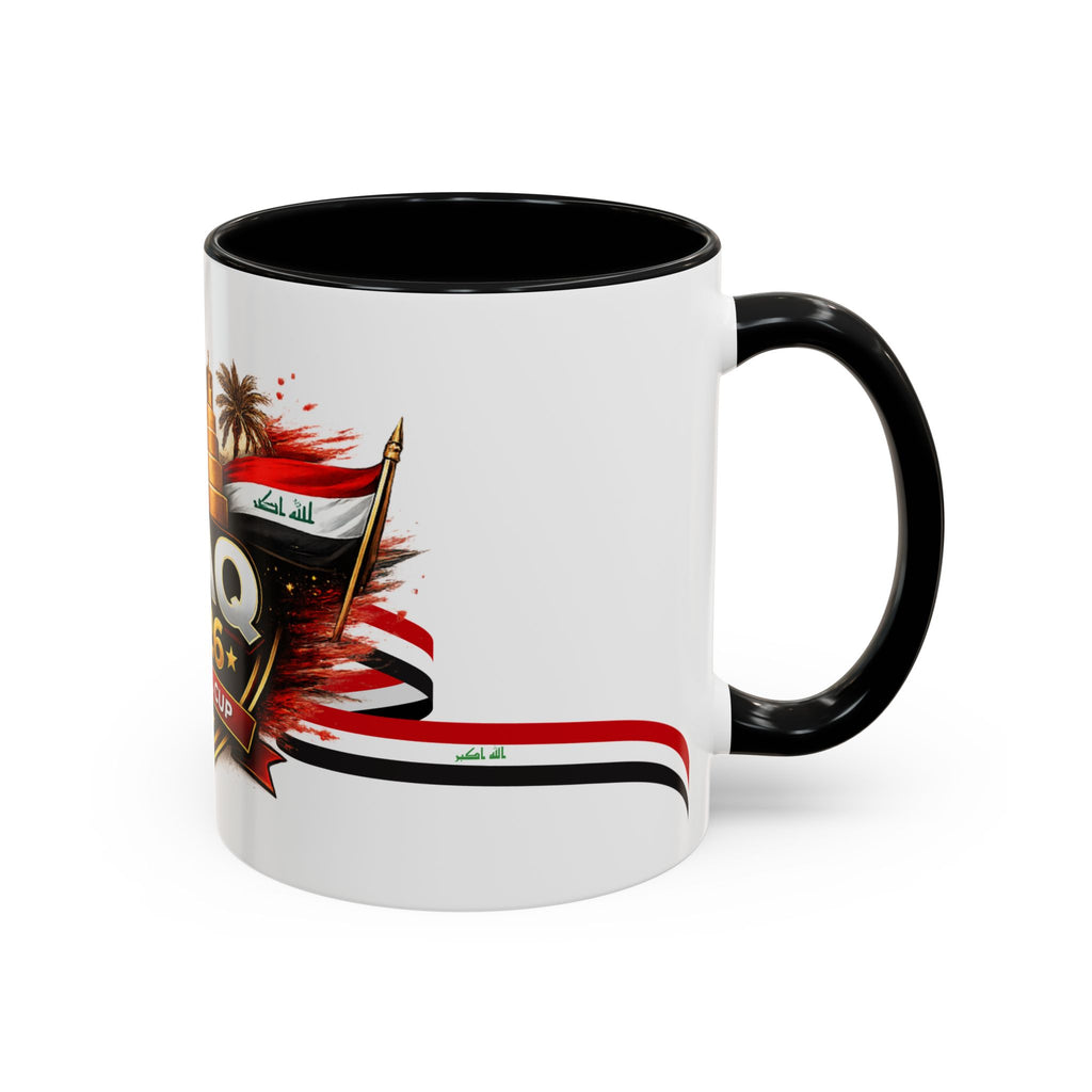 Iraq 2026 Football Cup Accent Coffee Mug – National Team Soccer Fan Gift