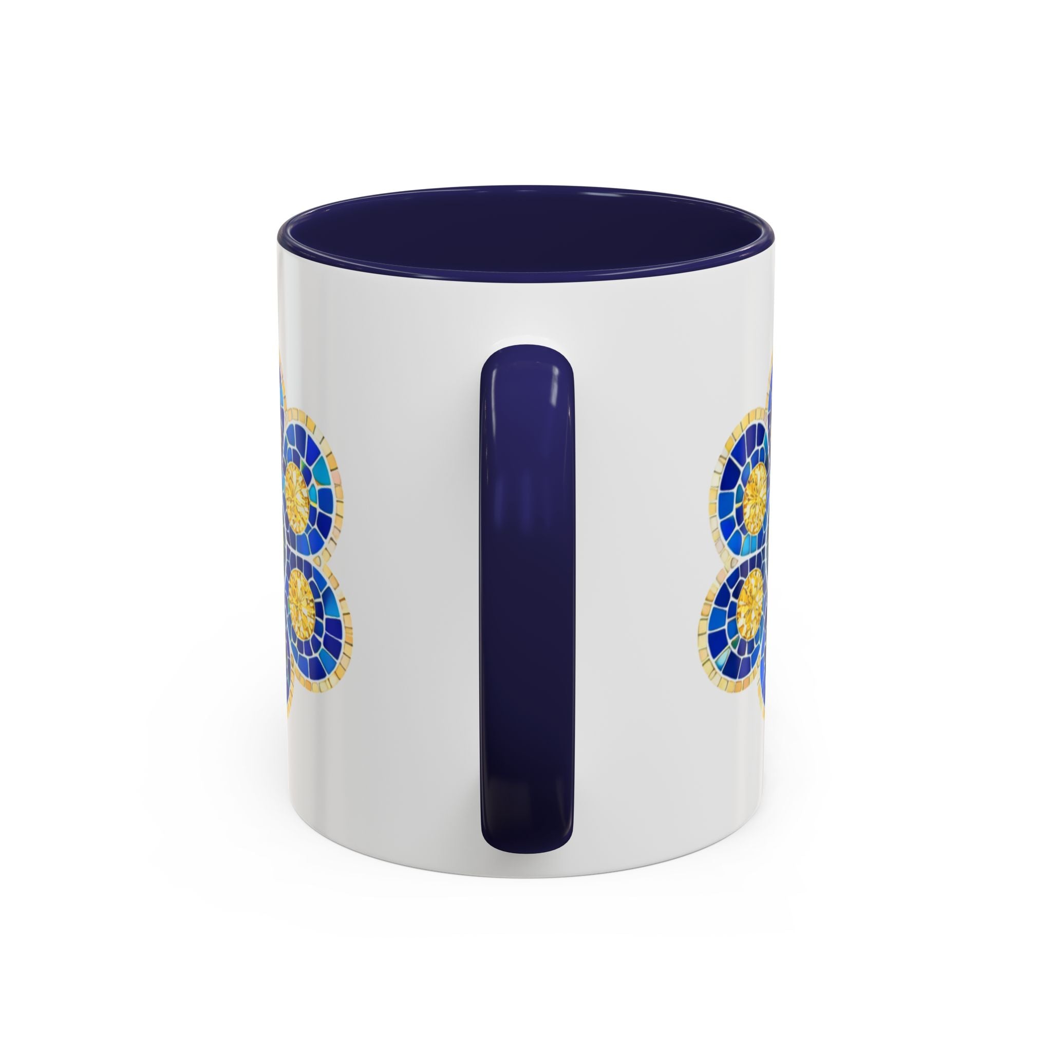 Evil Eye Hamsa Accent Coffee Mug