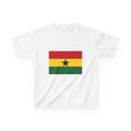 Ghana Flag Kids T‑Shirt — Ghana Coat of Arms Back Design