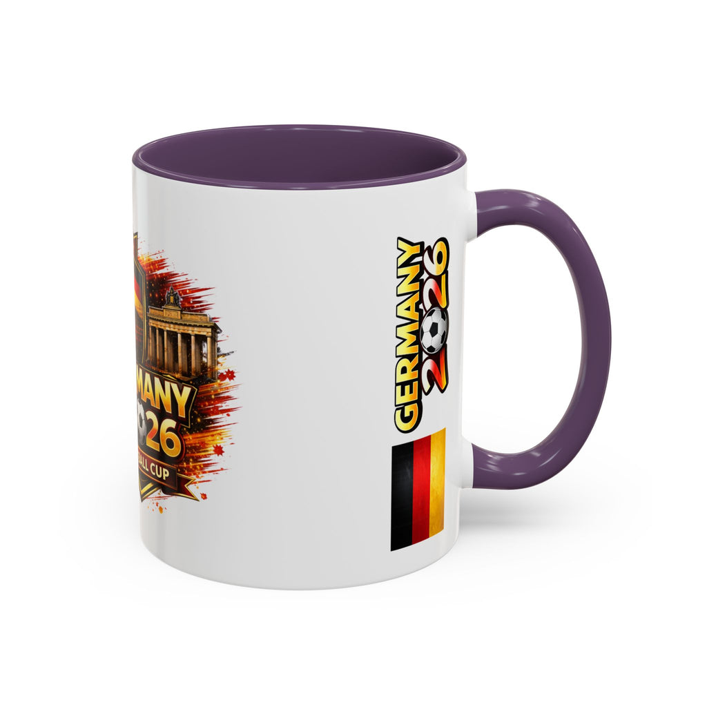 Germany 2026 Football Cup Coffee Mug – Soccer Fan Germany 2026 Accent Mug