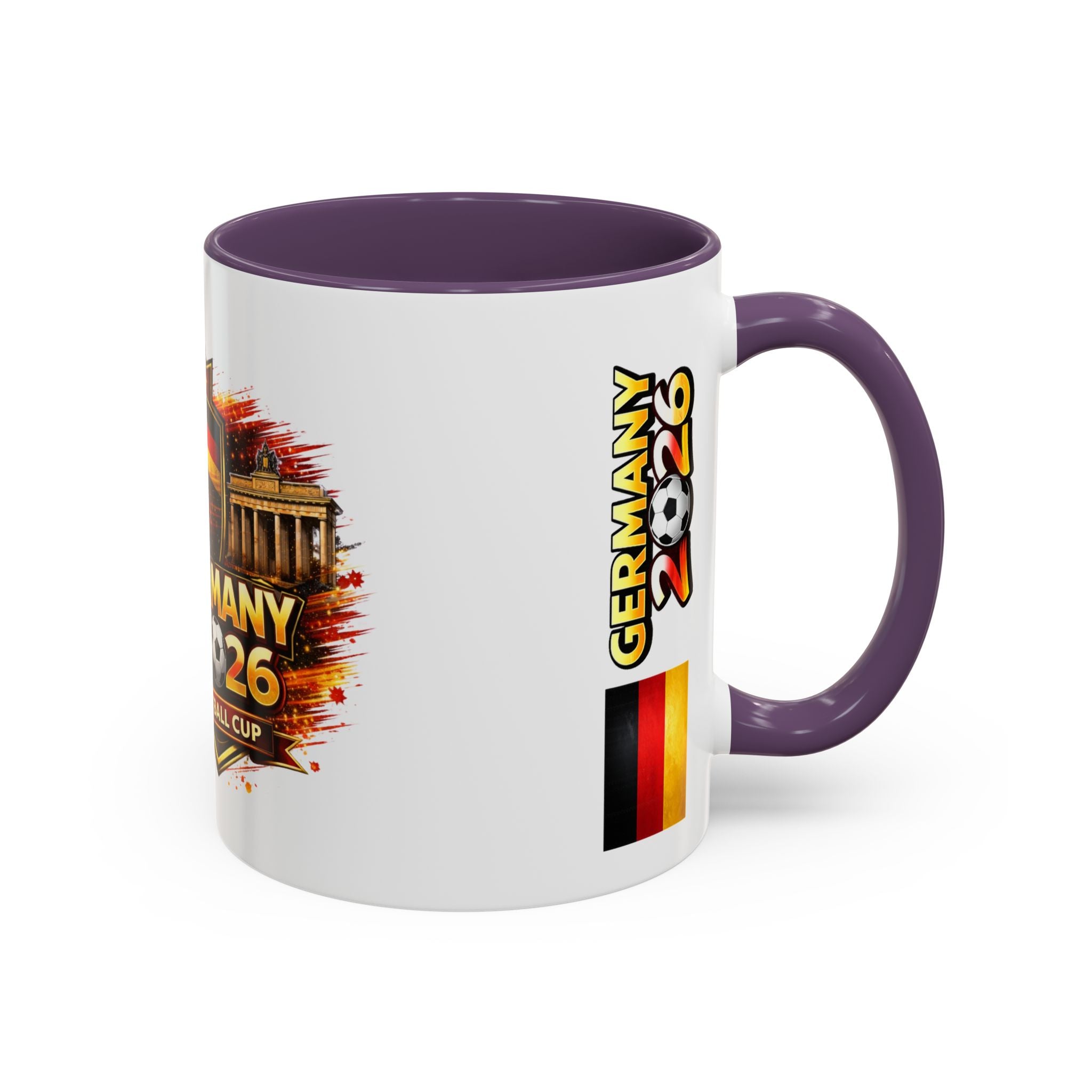 Germany 2026 Football Cup Coffee Mug – Soccer Fan Germany 2026 Accent Mug