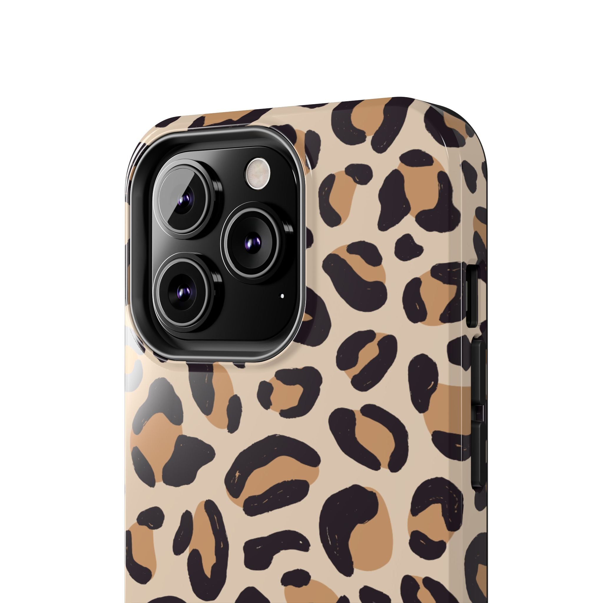 Leopard Print Tough Phone Case – Durable Glam Protective Cover